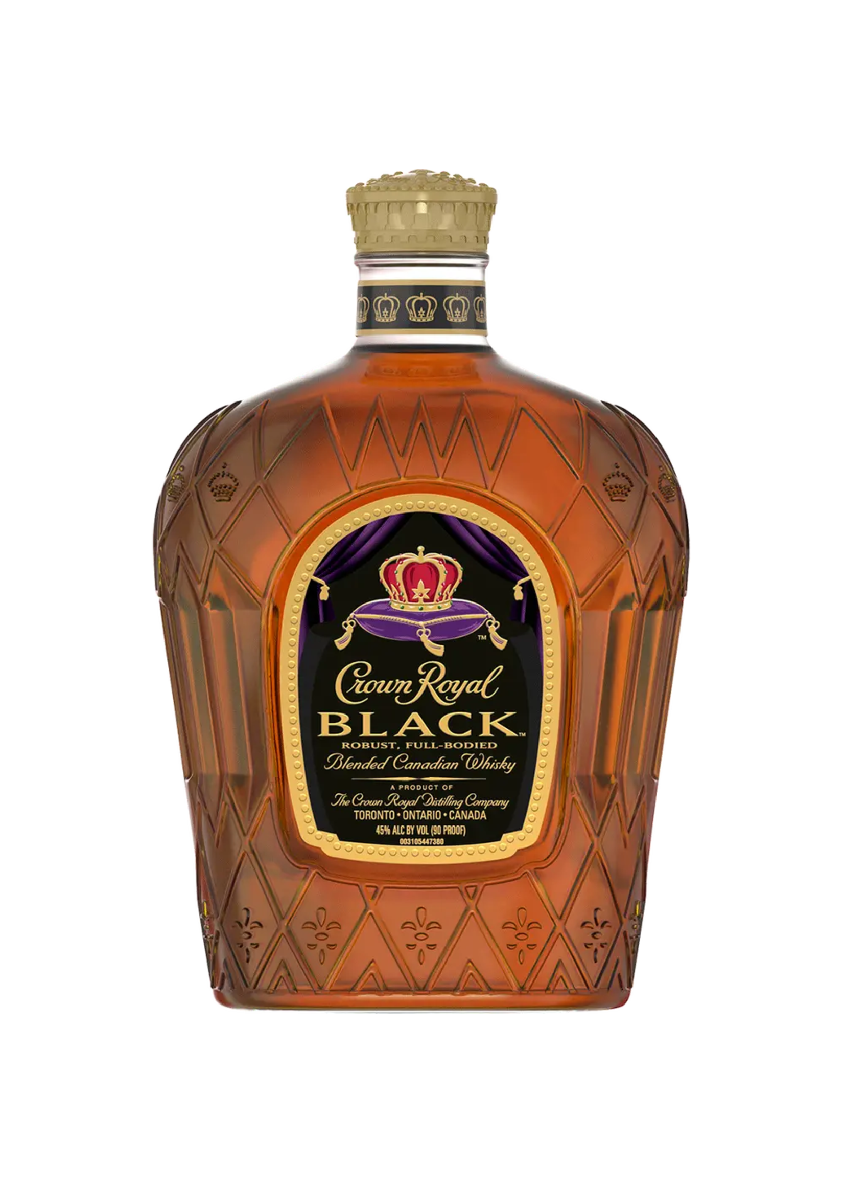 Crown Royal Crown Royal Canadian Whisky Black 90Proof 1 Ltr