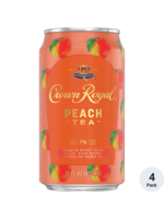 CROWN ROYAL CKTL PEACH TEA CAN4PK 355ML