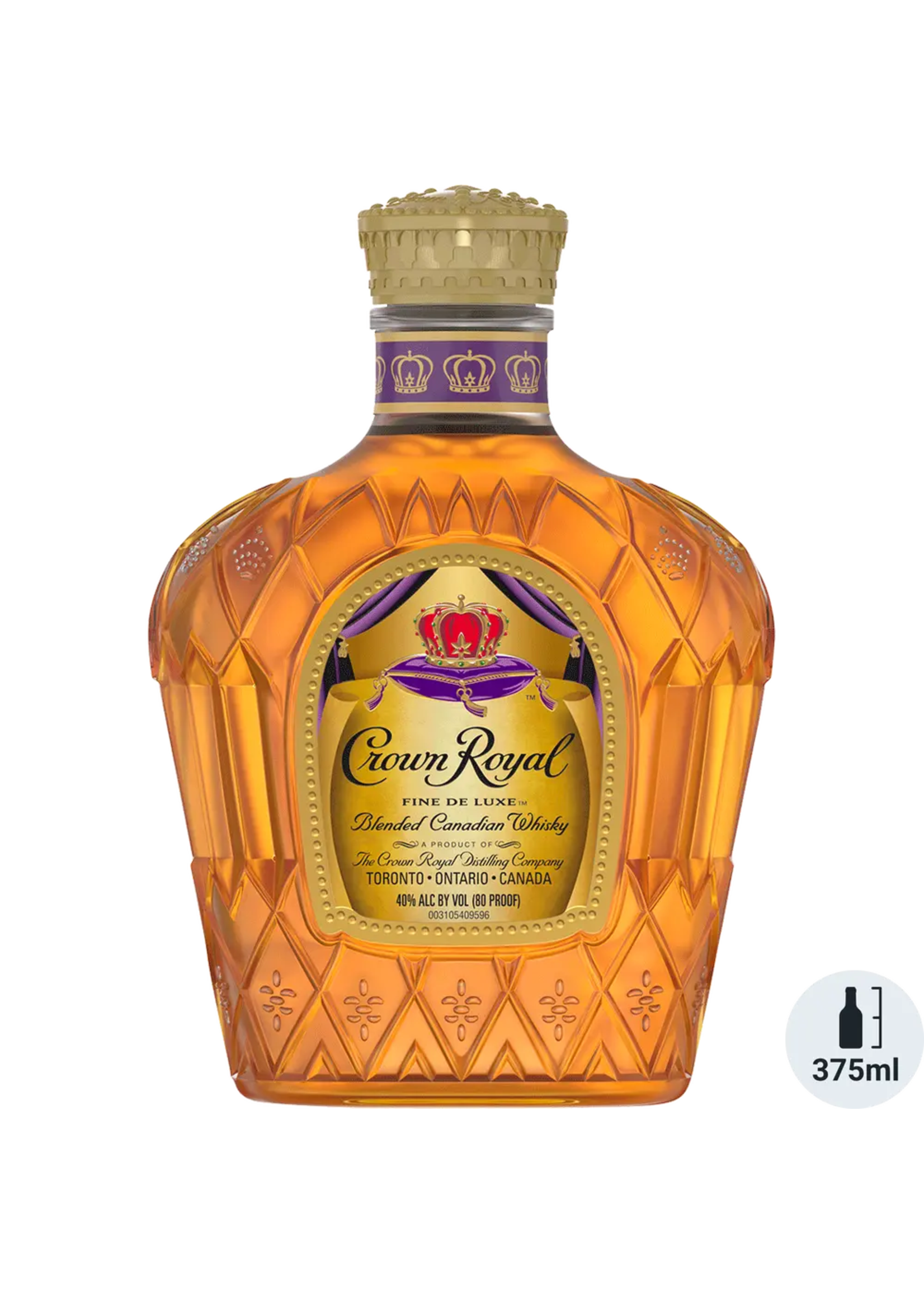 Crown Royal Crown Royal Canadian Whisky Fine Deluxe 80Proof 375ml