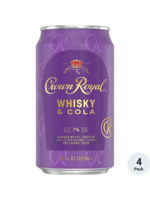 Crown Royal Crown Royal RTD Whisky & Cola Cocktail  14Proof 4pk 12oz Can