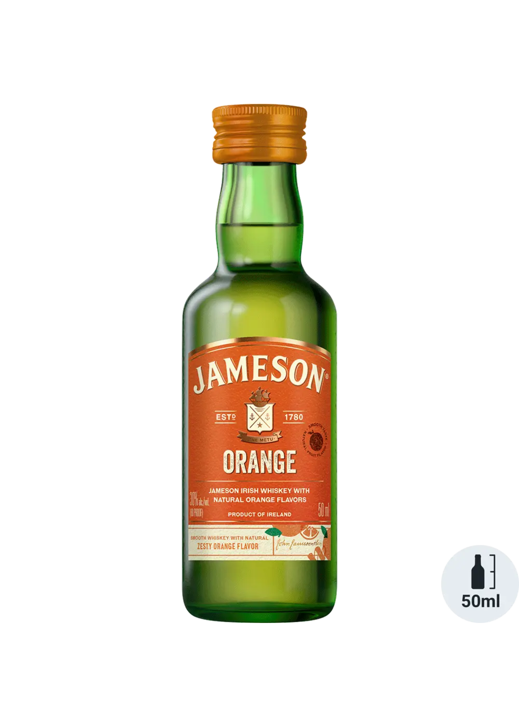 Jameson Orange Irish Whiskey 60Proof 50ml