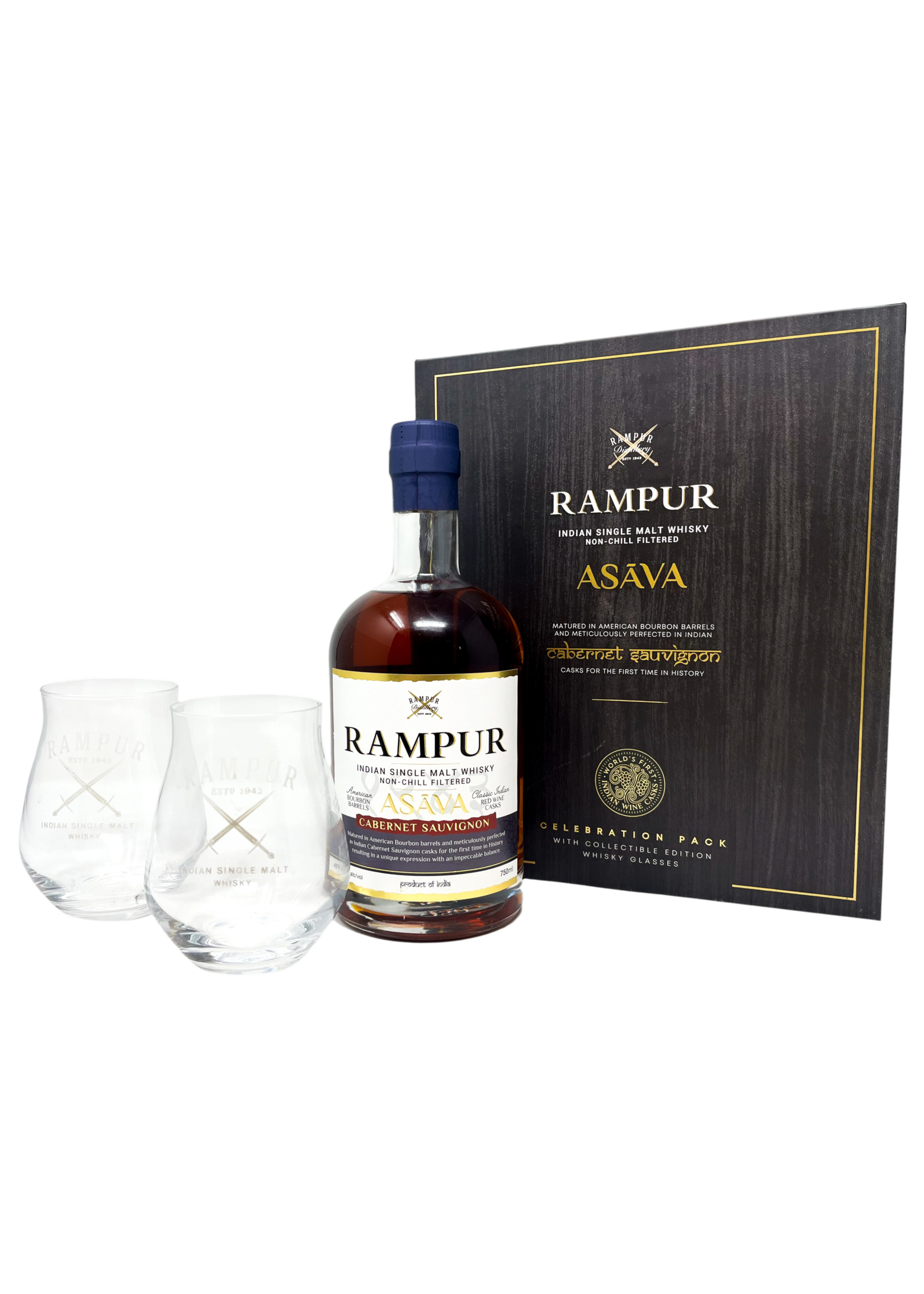 Rampur Indian Whiskey Rampur Asava Cabernet Sauvignon 90Proof 750ml