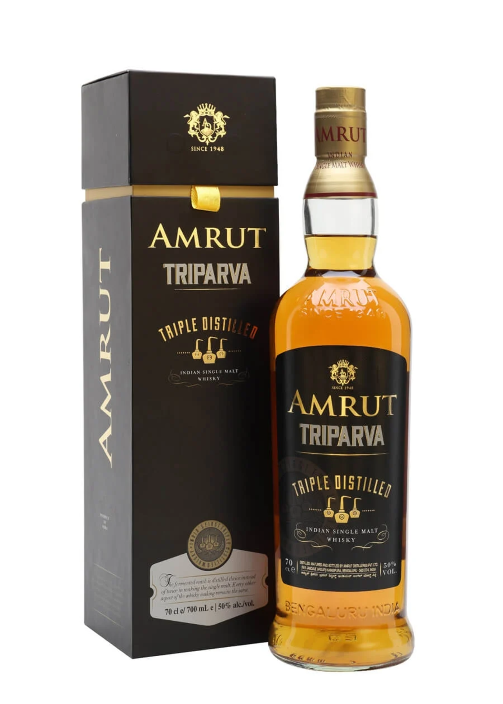 Amrut Triparva Triple Distilled 750ml