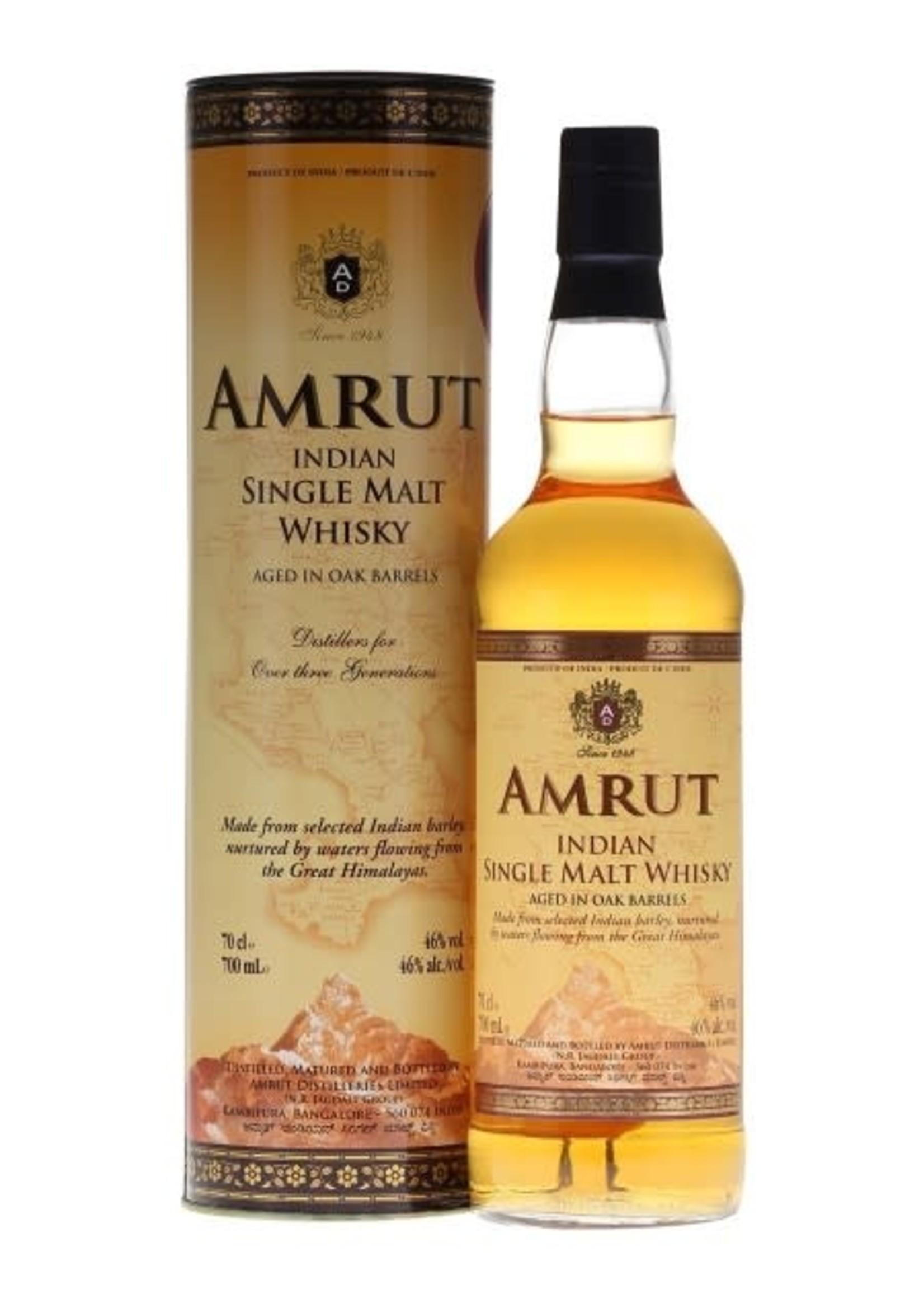 Amrut Indian Single Malt Whiskey 750ml