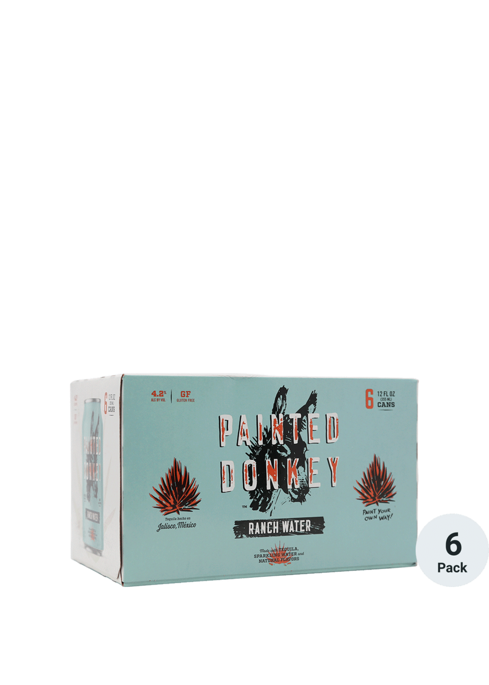 Painted Donkey Tequila Painted Donkey RTD Ranch Water 6pk 12oz Cans