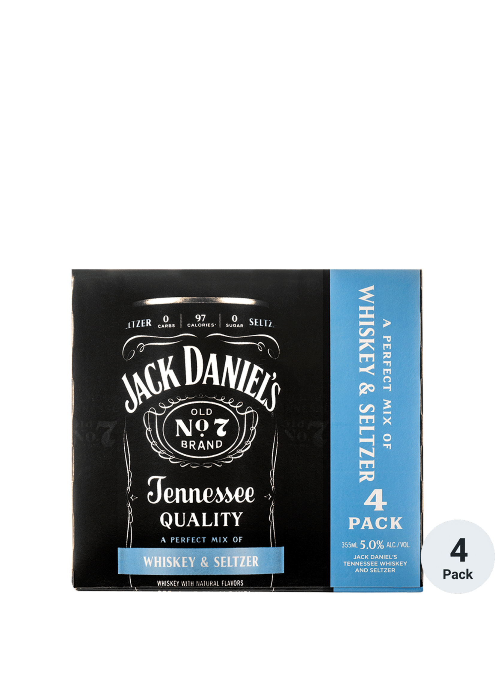 Jack Daniels Jack Daniels RTD Whiskey & Seltzer 4pk 12oz cans