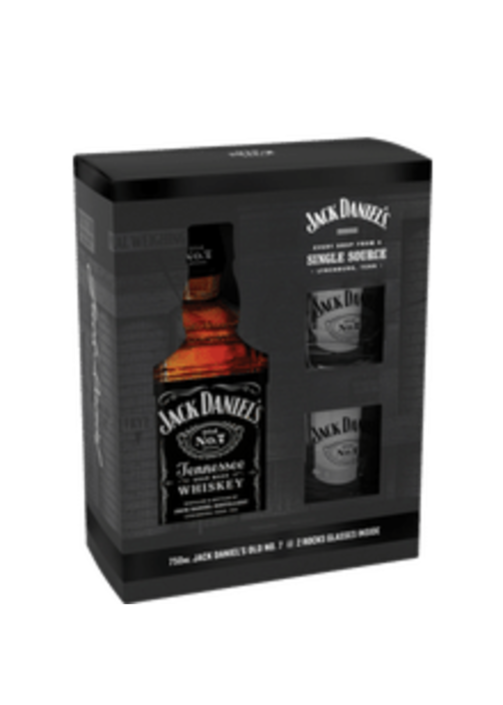 Jack Daniels Jack Daniel's Old No. 7 Tennessee Whiskey 80Proof W/Spur Glass 750ml