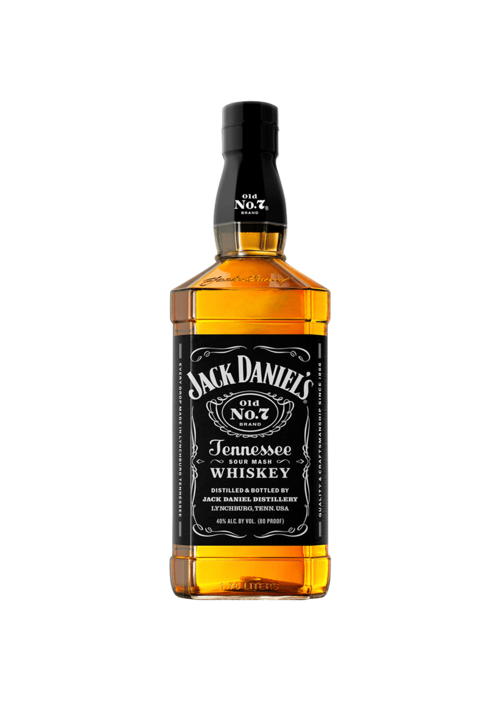Jack Daniels Jack Daniel's Old No. 7 Tennessee Whiskey 80Proof 1.75 Ltr