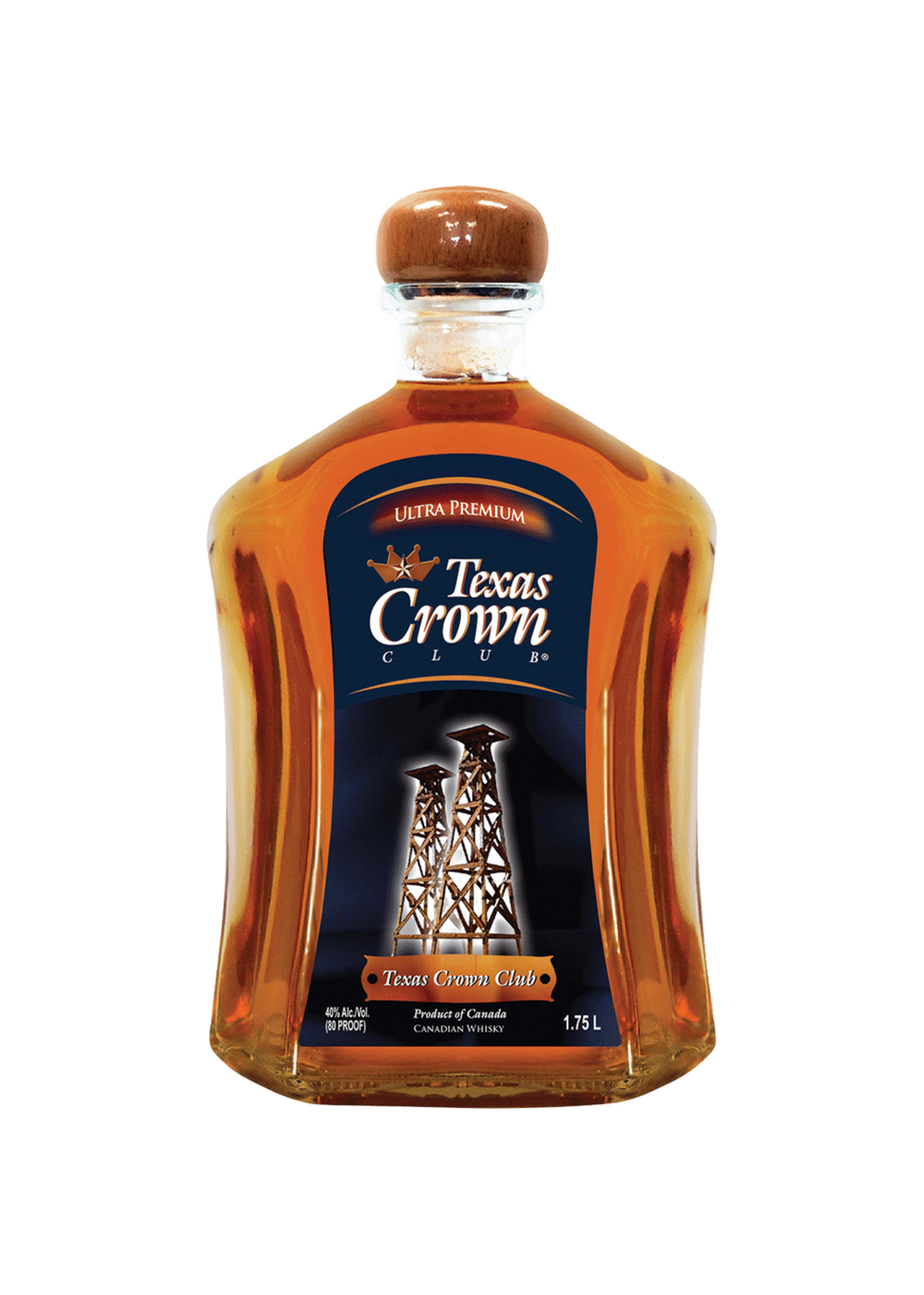 Texas Crown Canadian Whiskey 80Proof 1.75 Ltr