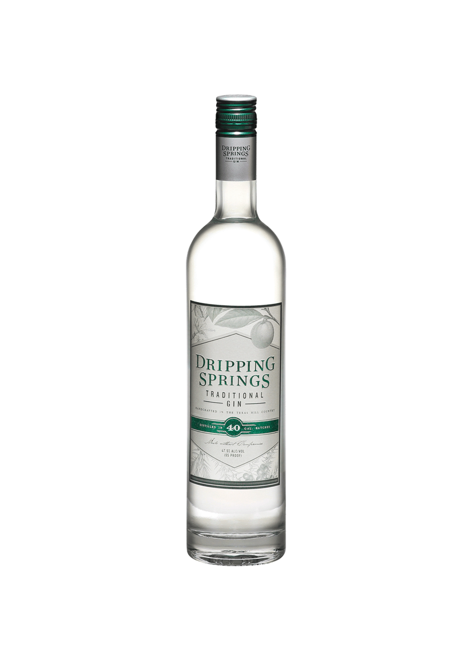 Dripping Spring Texas Dist. Dripping Springs Traditional Gin 95Proof 750ml