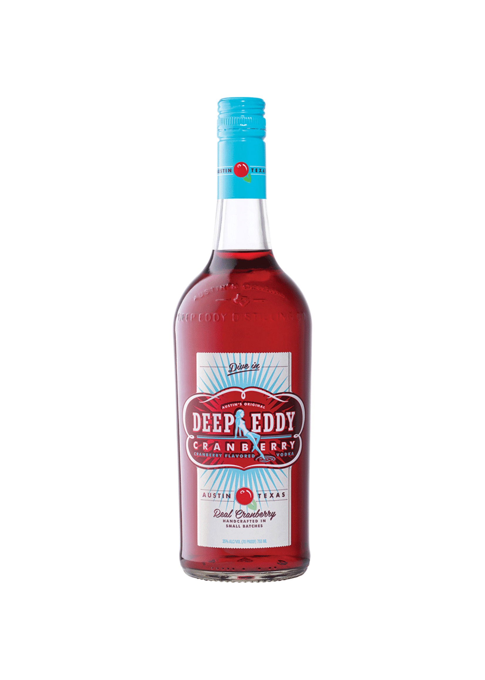 Deep Eddy Vodka Deep Eddy Texas Cranberry Flavored Vodka 70Proof 750ml