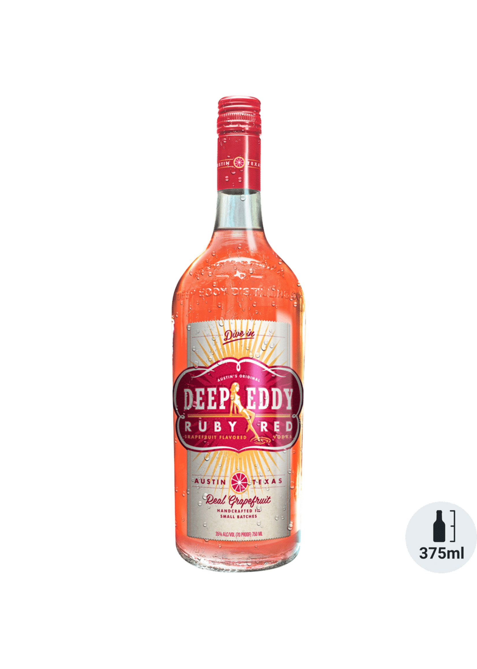 Deep Eddy Texas Ruby Red Grapefruit Vodka 70Proof 375ml