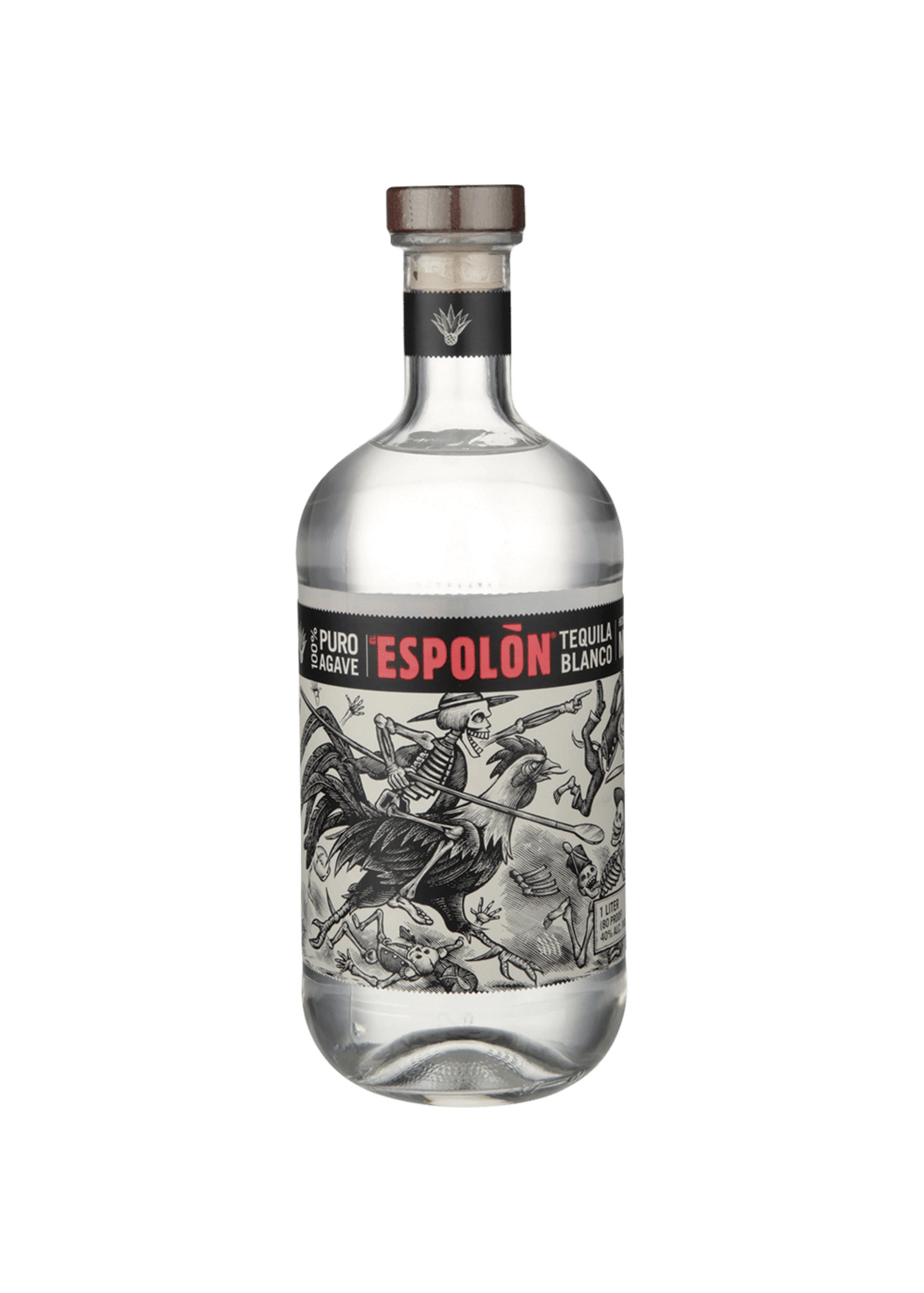 Espolon Blanco Tequila 80Proof 1 Ltr