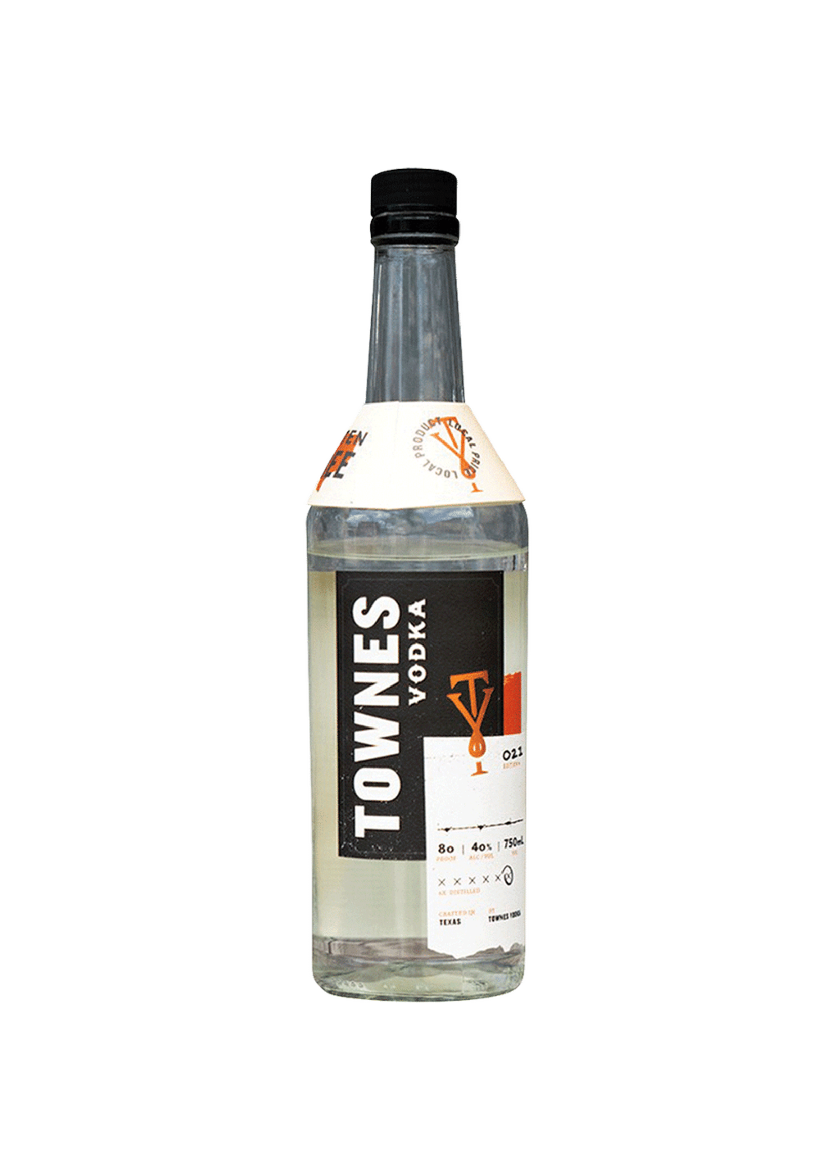 Townes Texas Vodka 80Proof 750ml