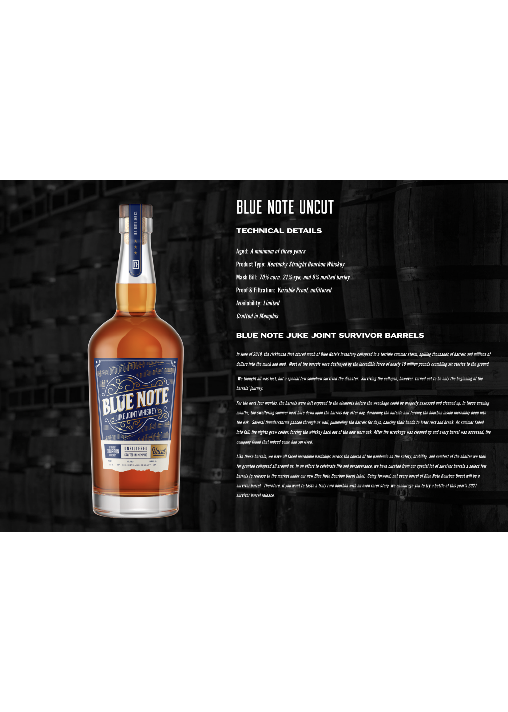 BLUE NOTE JUKE JOINT STORE PICK BARREL 122.3PF 750 ML