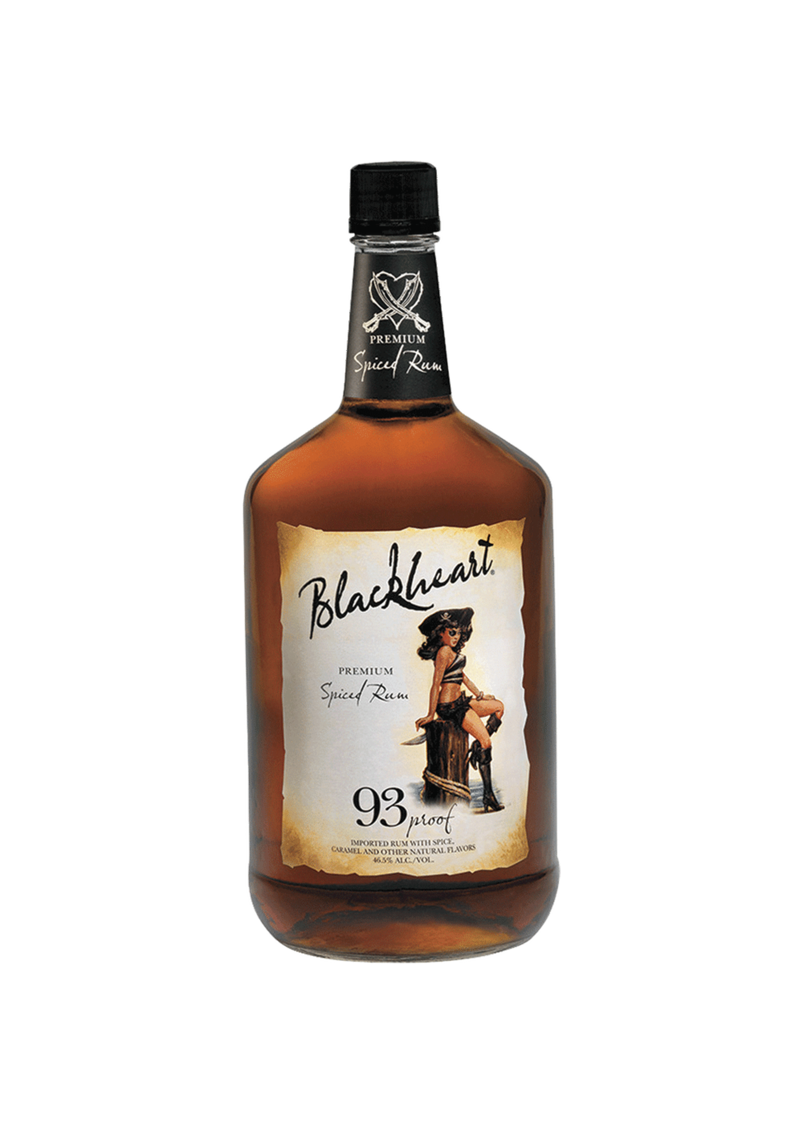 Blackheart Spiced Rum 93Proof 1.75 Ltr