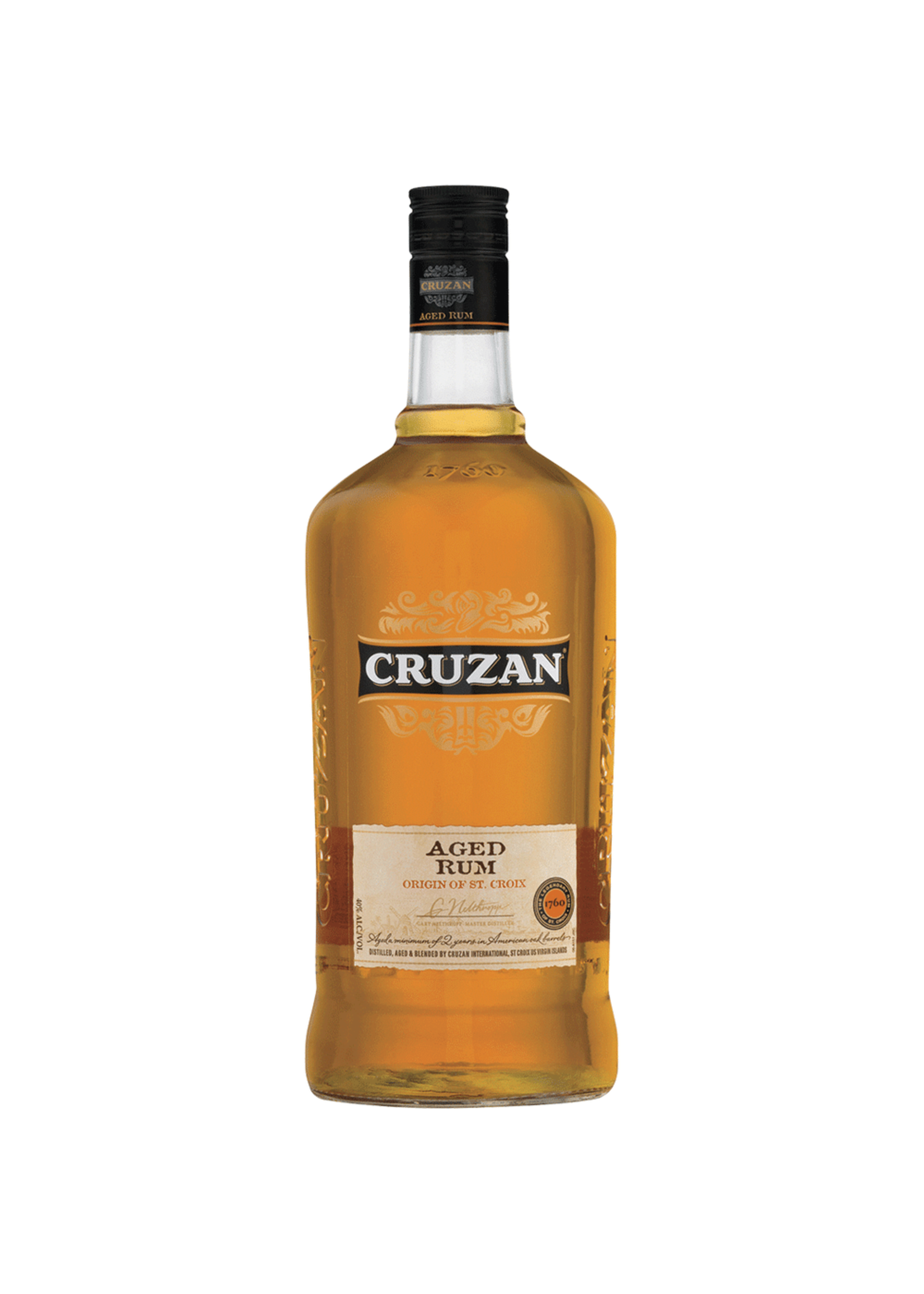 Cruzan Cruzan Dark Aged Rum 80Proof 1.75 Ltr
