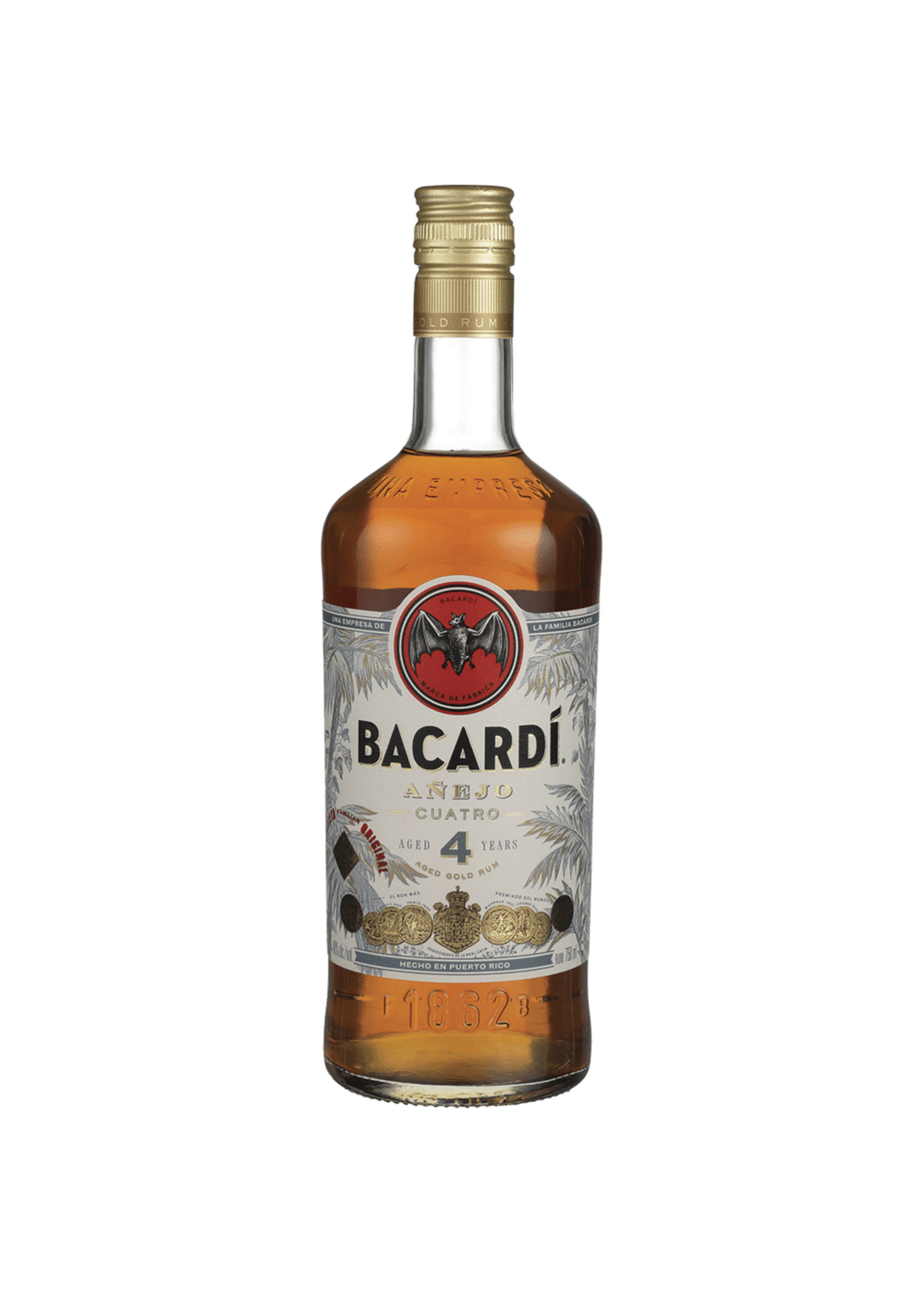 Bacardi Bacardi 4Year Anejo Cuatro 80Proof 750ml