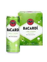 Bacardi Bacardi RTD Cocktail Lime & Soda 11.8Proof 4pk 12oz Cans