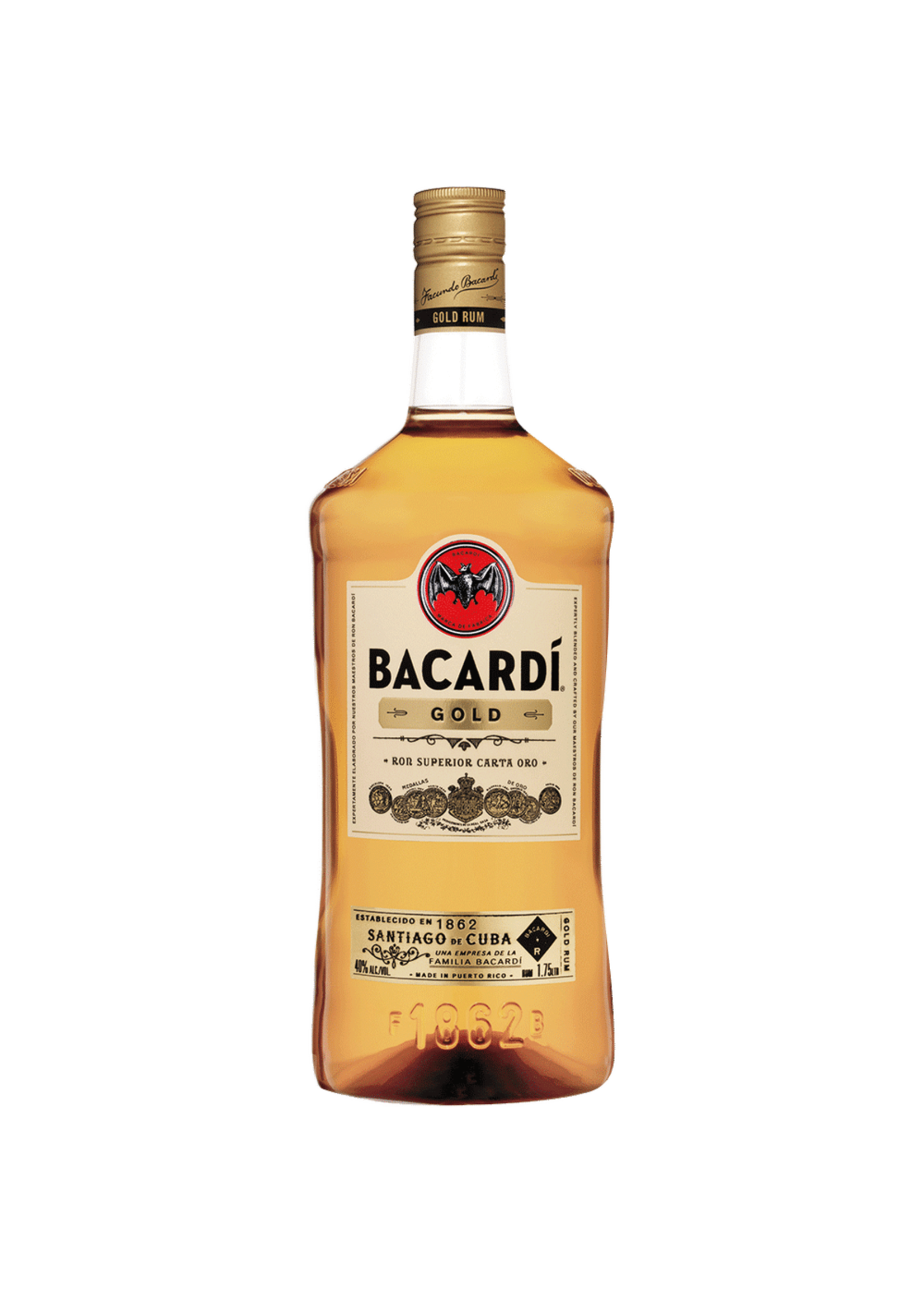 Bacardi Bacardi Gold Rum 80Proof 1.75 Ltr