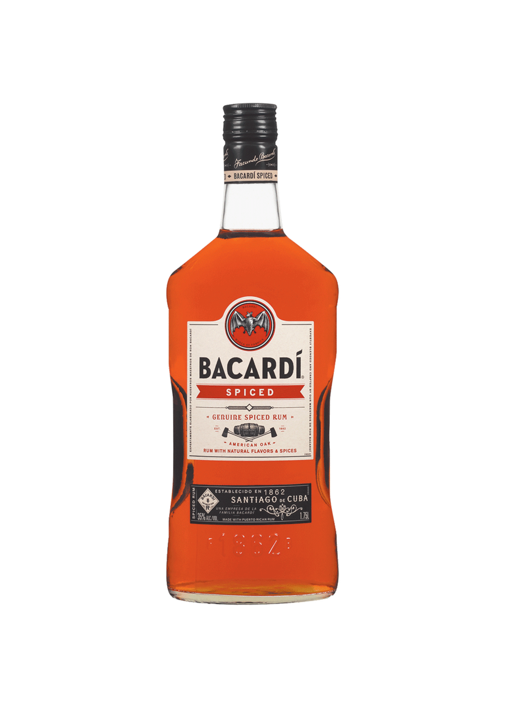 Bacardi Bacardi Spiced Rum 70Proof 1.75 Ltr