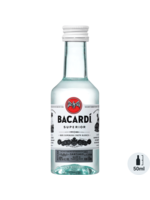 Bacardi Bacardi Superior Rum 80Proof 50ml