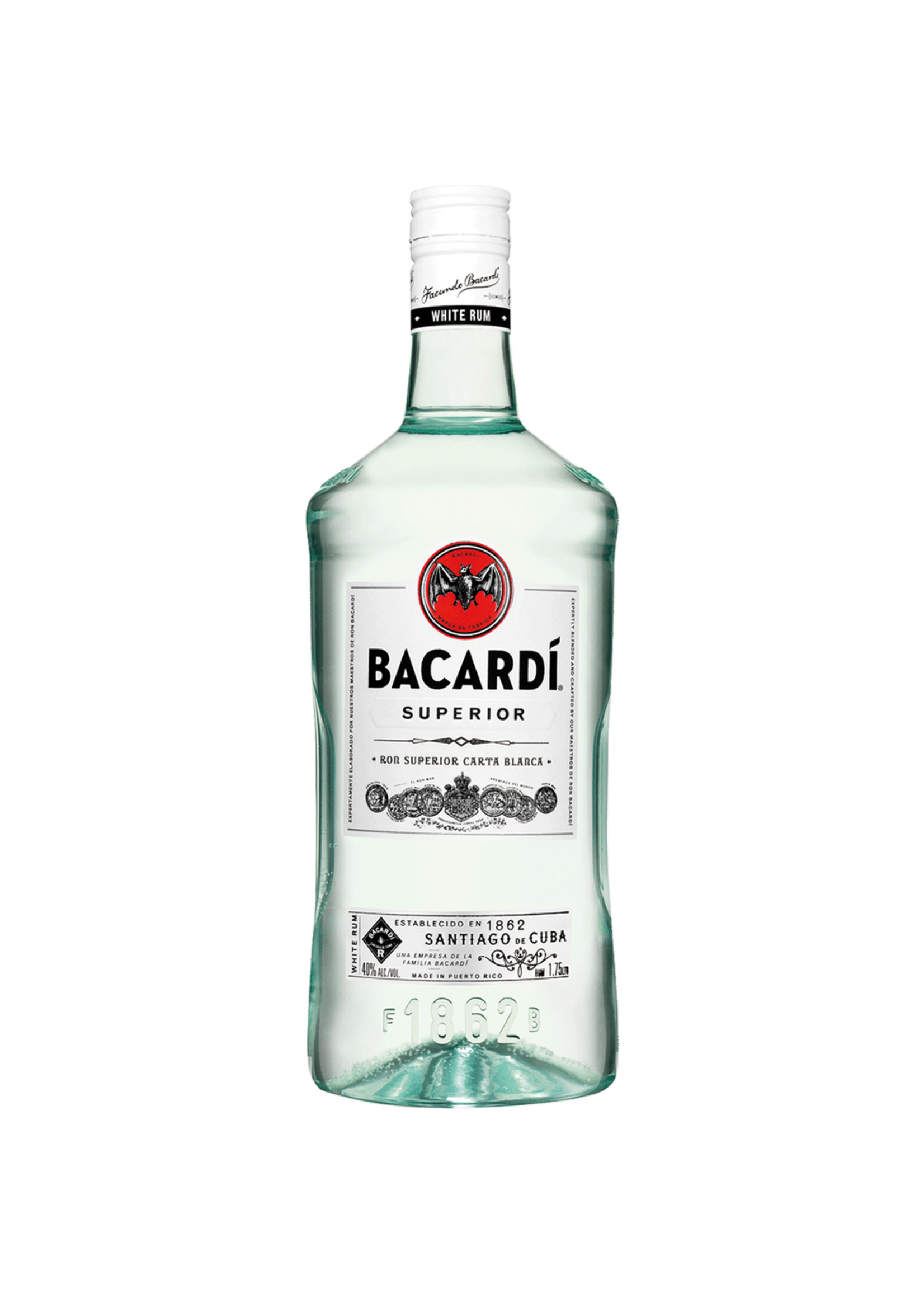 Bacardi Bacardi Superior Rum 80Proof Pet 1.75 Ltr