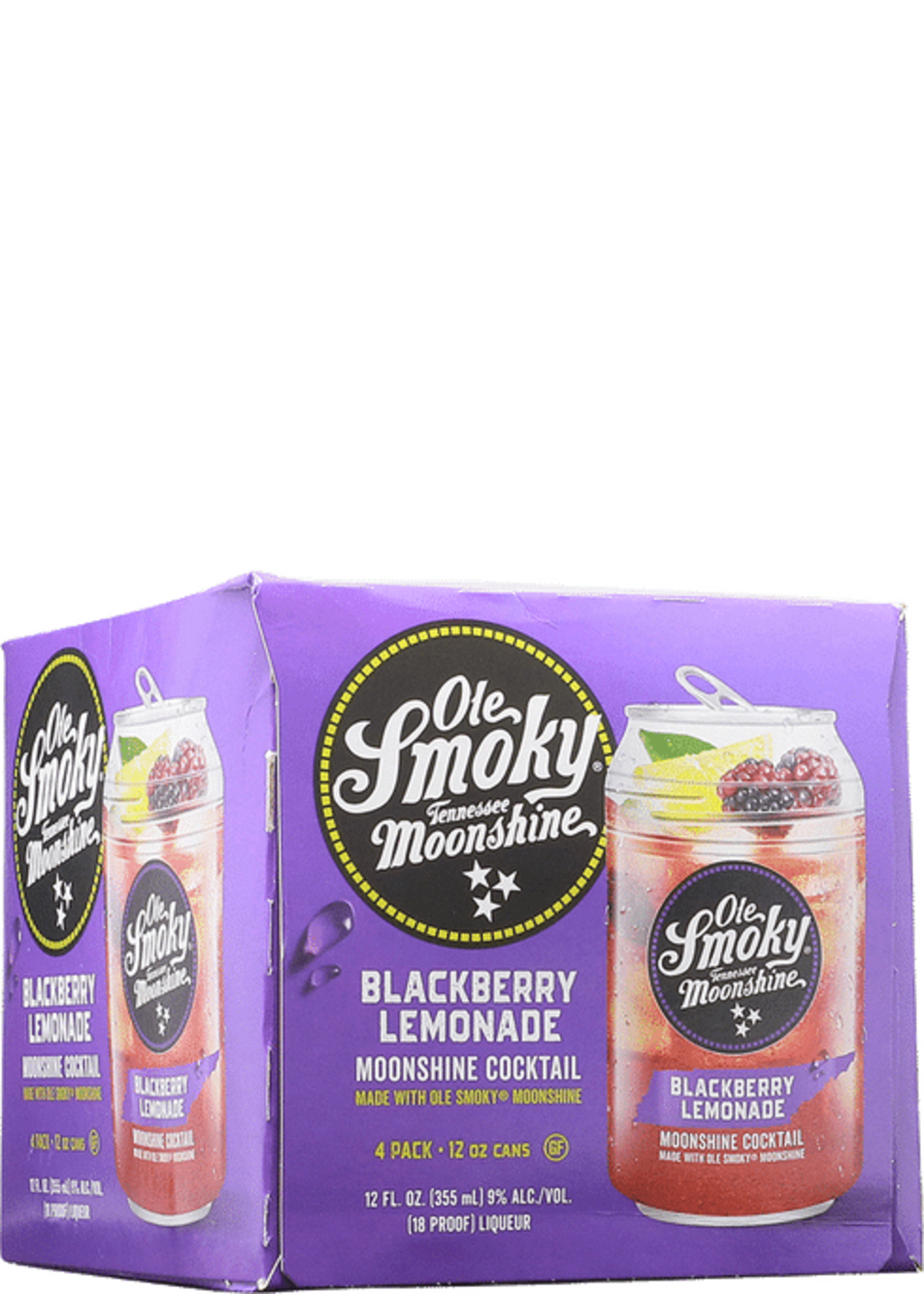 Ole Smoky Ole Smoky RTD  Blackberry Lemonade 4pk 12oz Cans