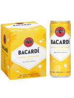 Bacardi Bacardi Rtd Cocktails Limon & Lemonade 11.8Proof 4pk 12oz cans