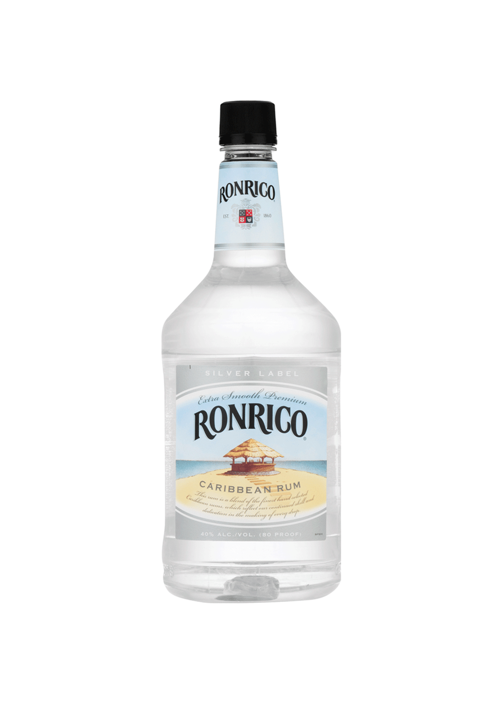 Ron Rico Silver Rum 80Proof Pet 1.75 Ltr