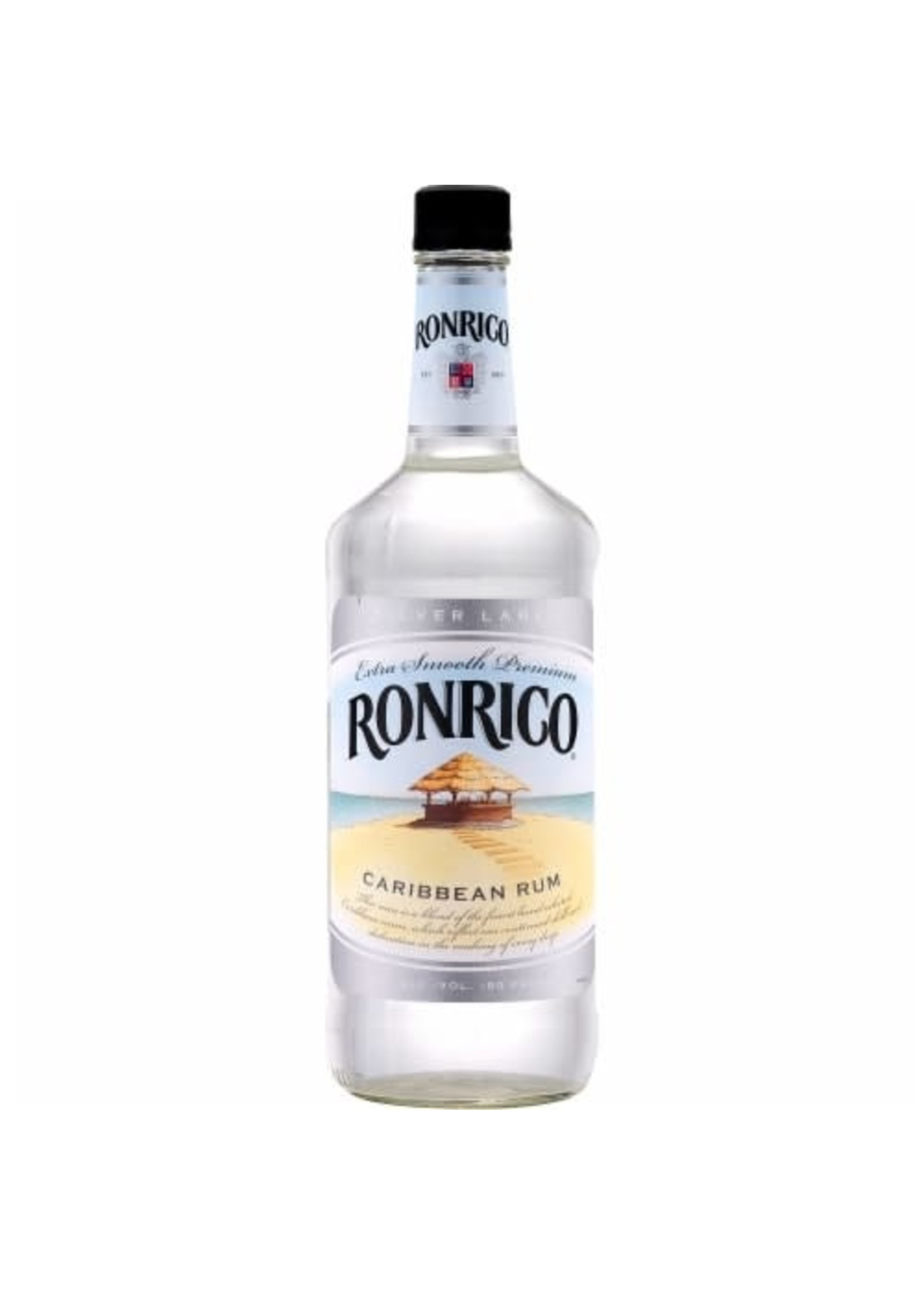 Ron Rico Silver  Rum 80Proof 1 Ltr