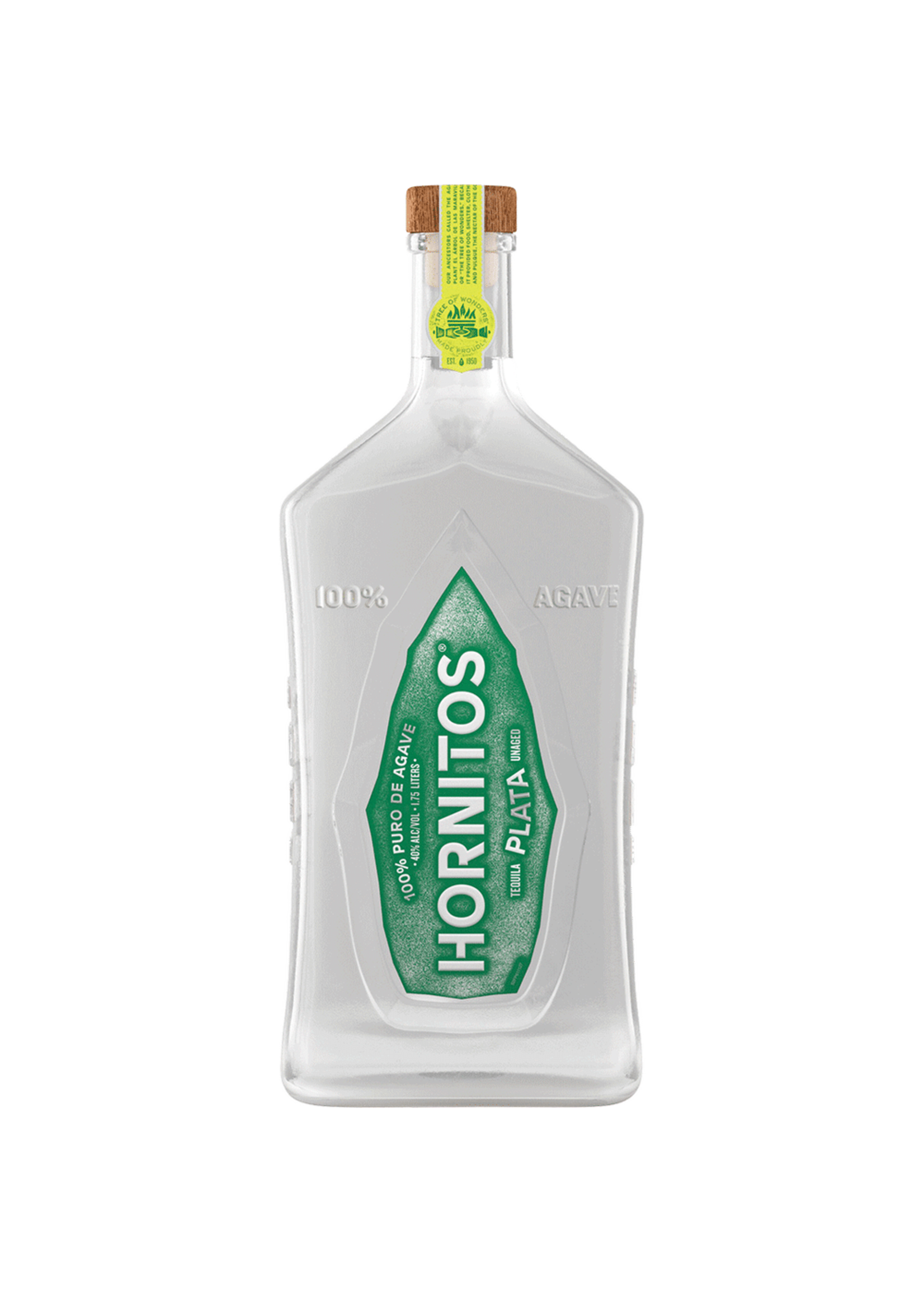 Hornitos Tequila Hornitos Plata Tequila 80Proof 1.75 Ltr