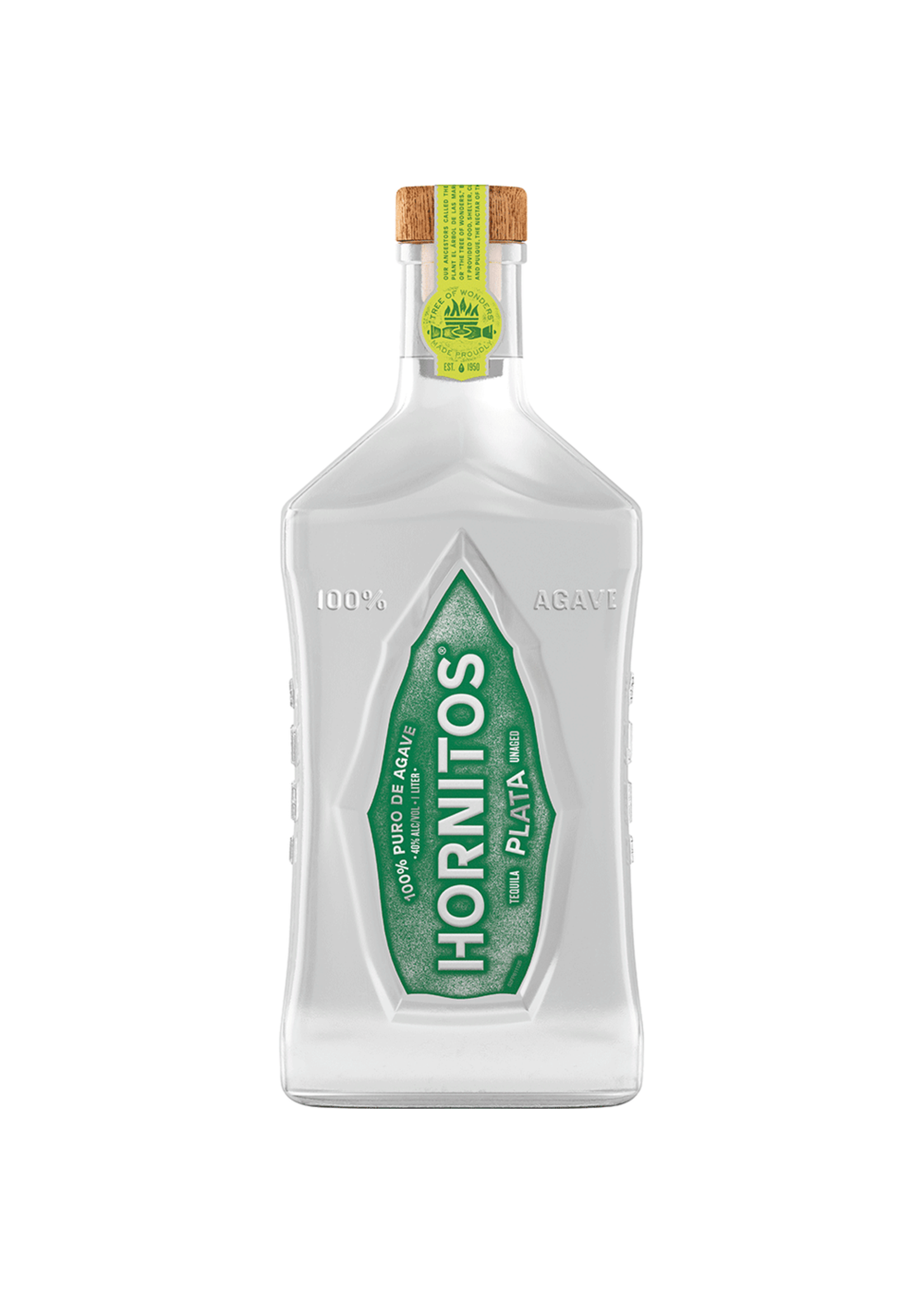 Hornitos Tequila Hornitos Plata Tequila 80Proof 1 Ltr