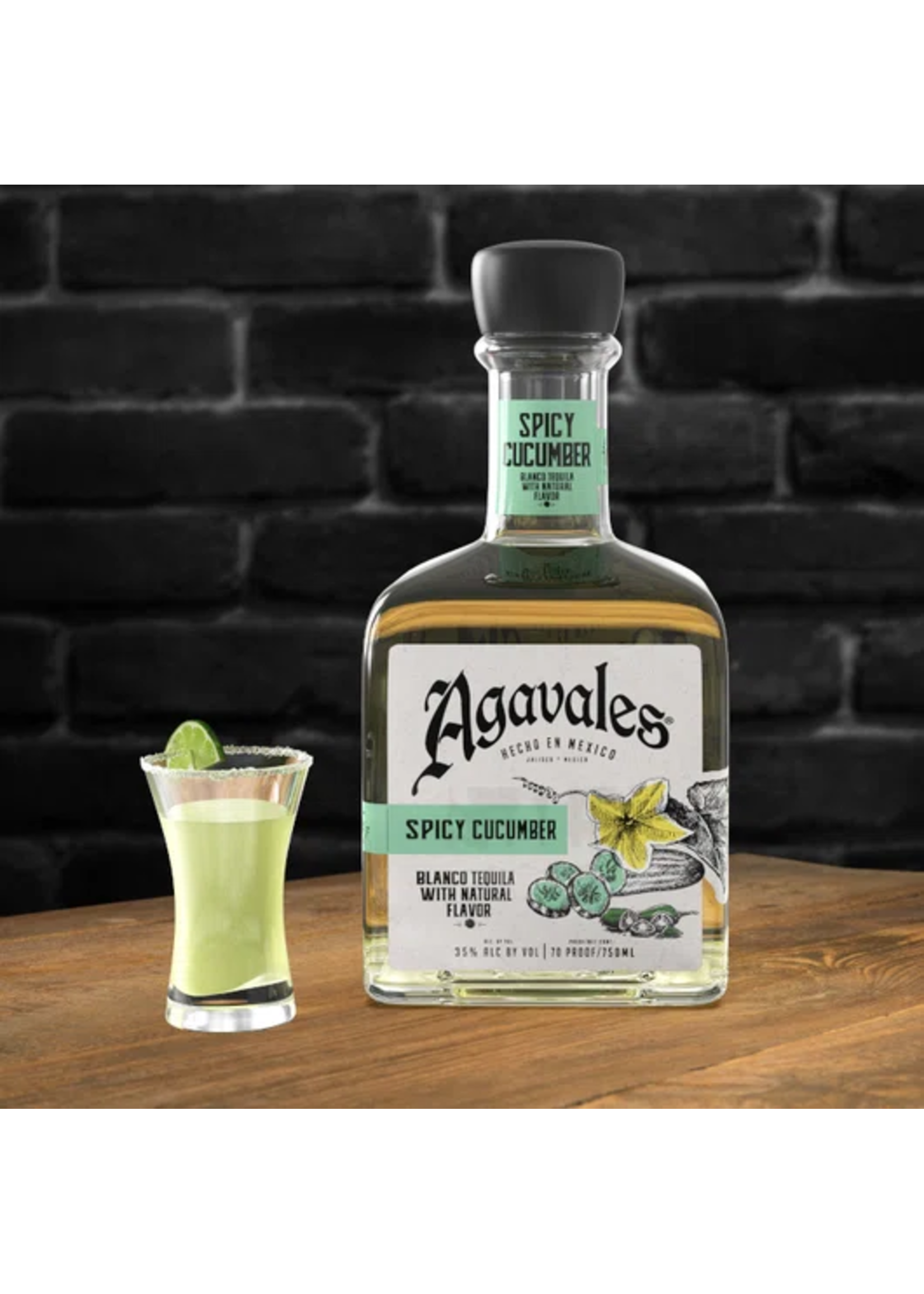 Agavales Spicy Cucumber Tequila 70Proof 750ml