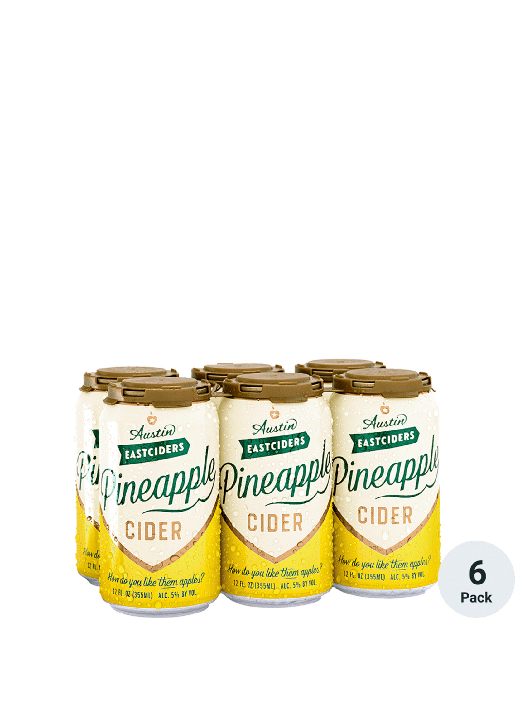 Austin East Pineapple Cider 6pk 12oz Cans