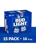 Bud Light 15pk 16oz Aluminum