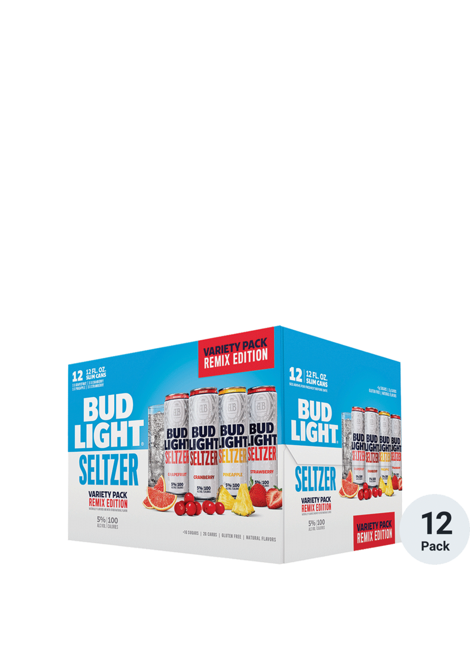 Bud Light Variety Seltzer Remix Edition 12pk 12oz Cans