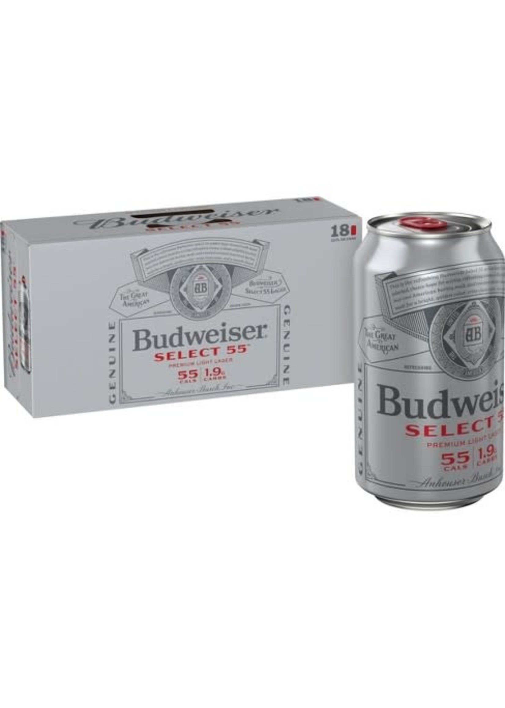 Budweiser Select 55 18pk 12oz Cans