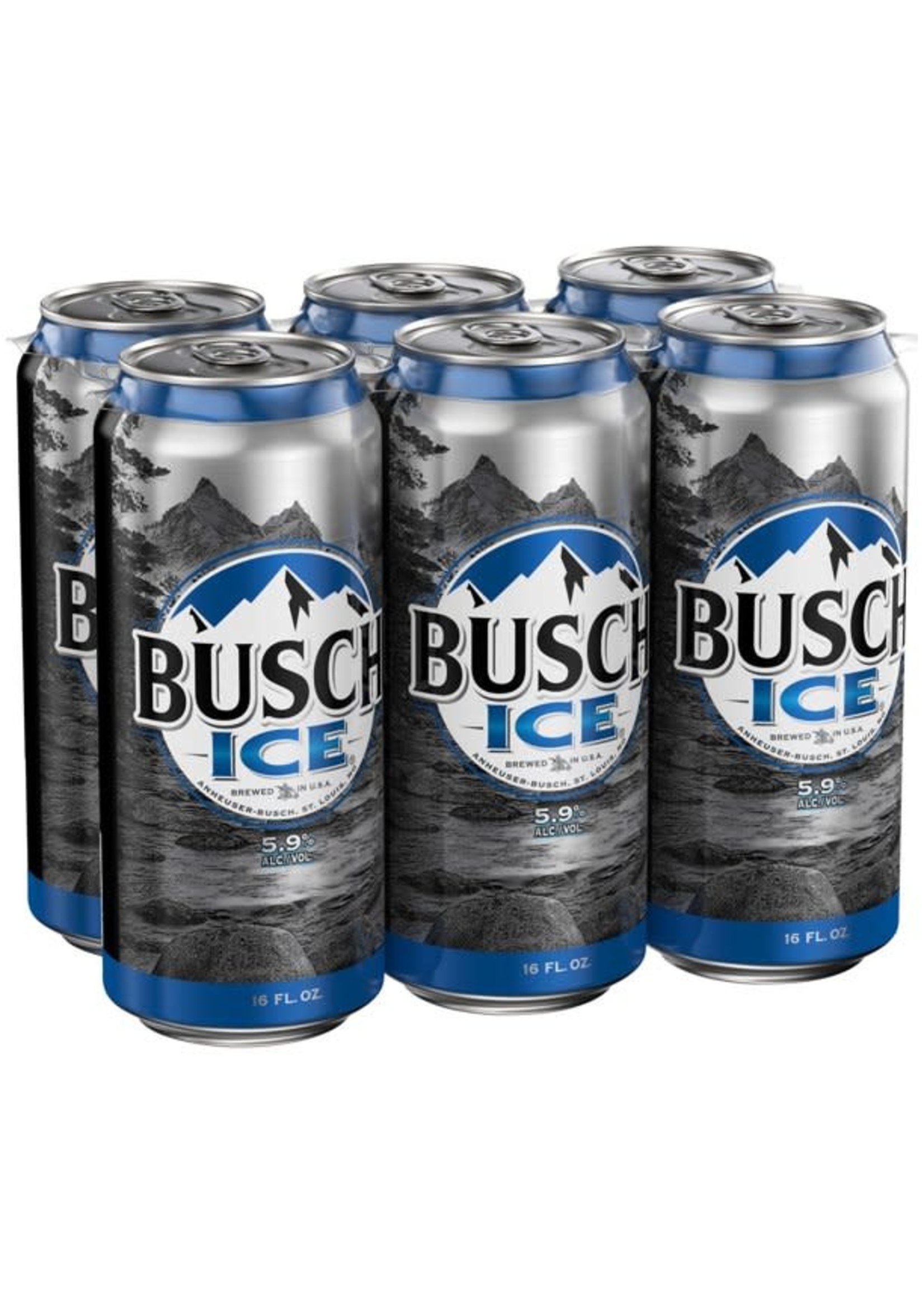 BUSCH ICE 6PK 16OZ CAN