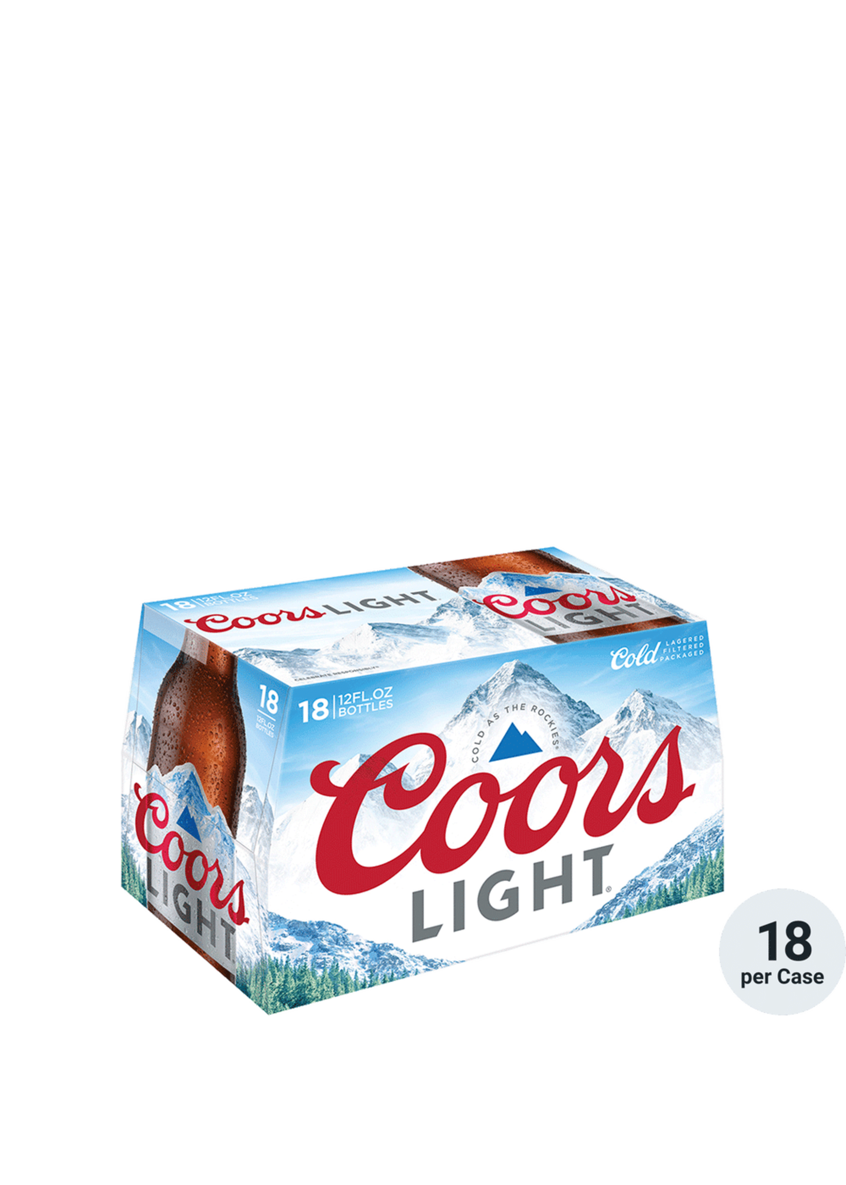Coors Light 18pk 12oz Bottles