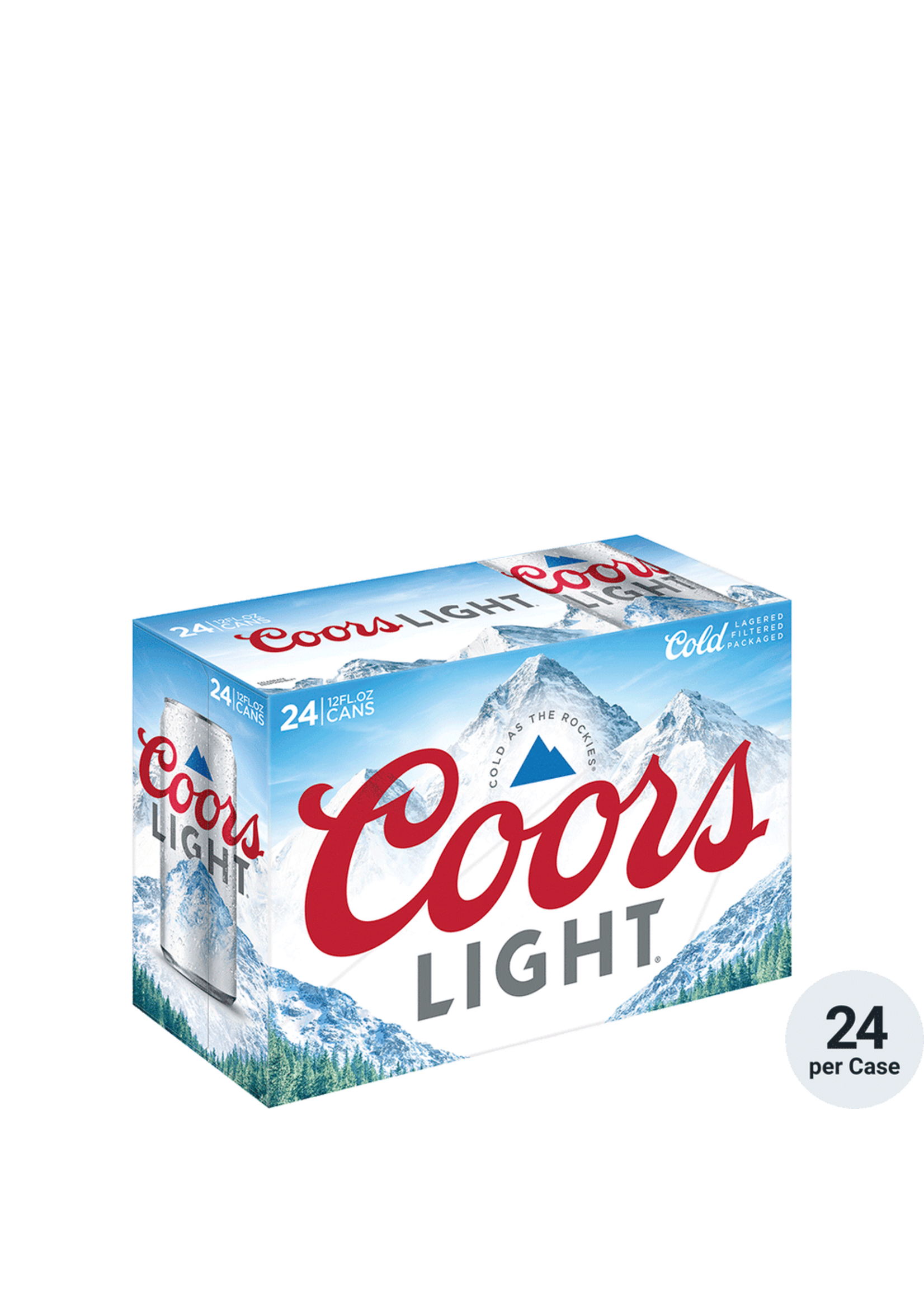Coors Light 24pk 12oz Cans