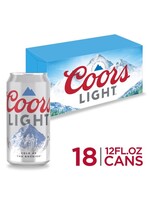 Coors Light 18pk 12oz Cans