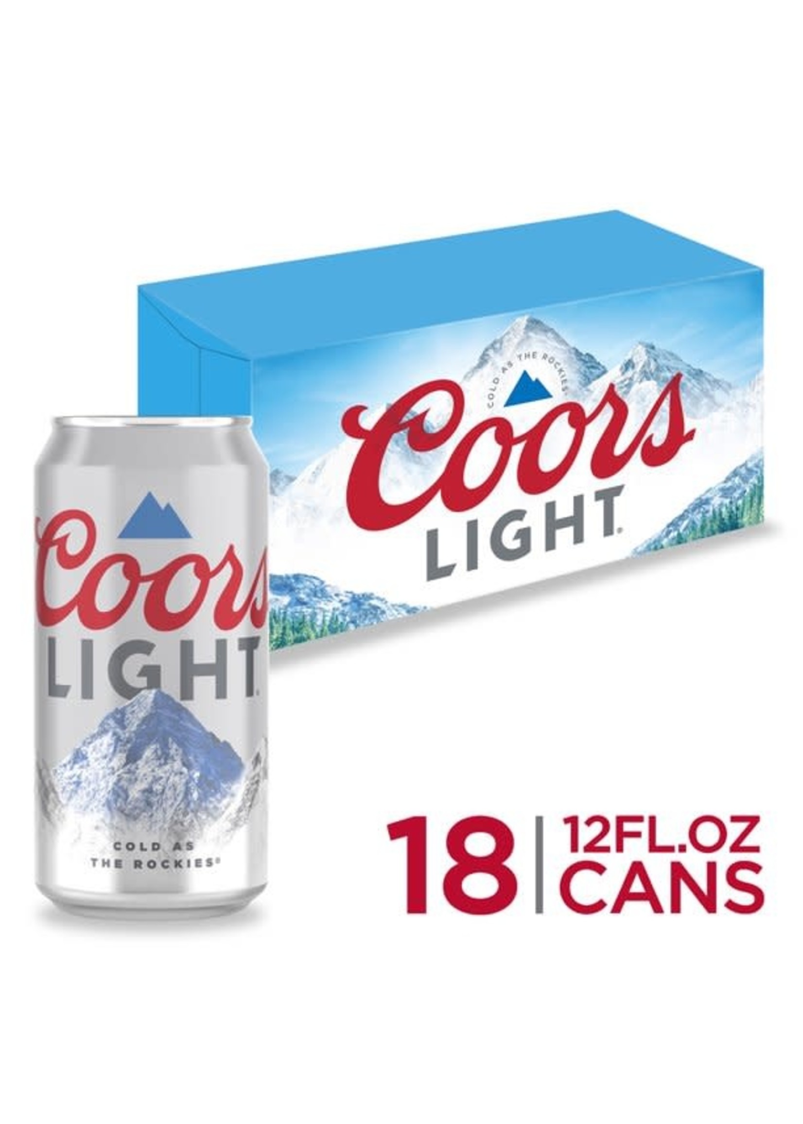 Coors Light 18pk 12oz Cans