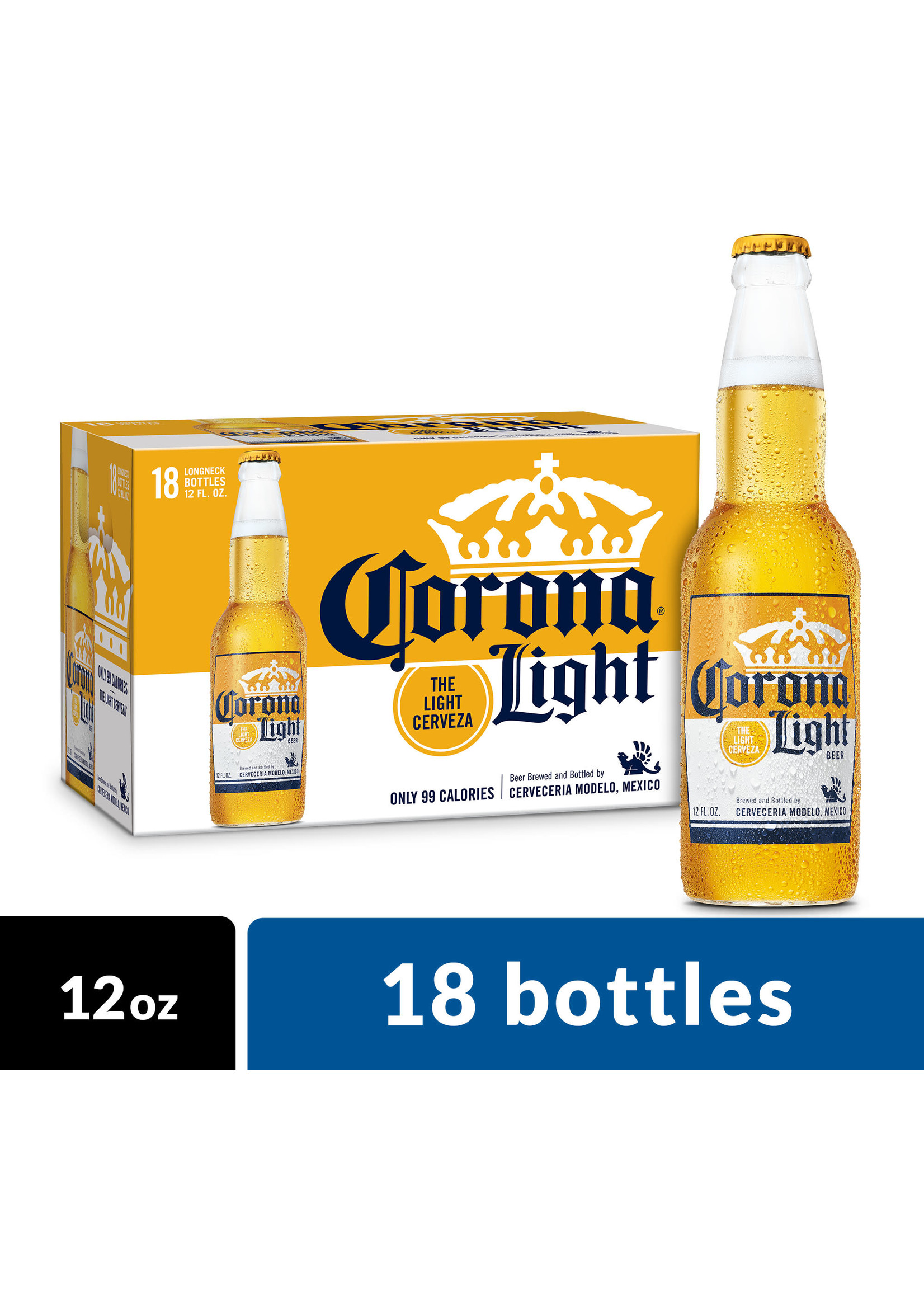Corona Light 18pk 12oz Bottles