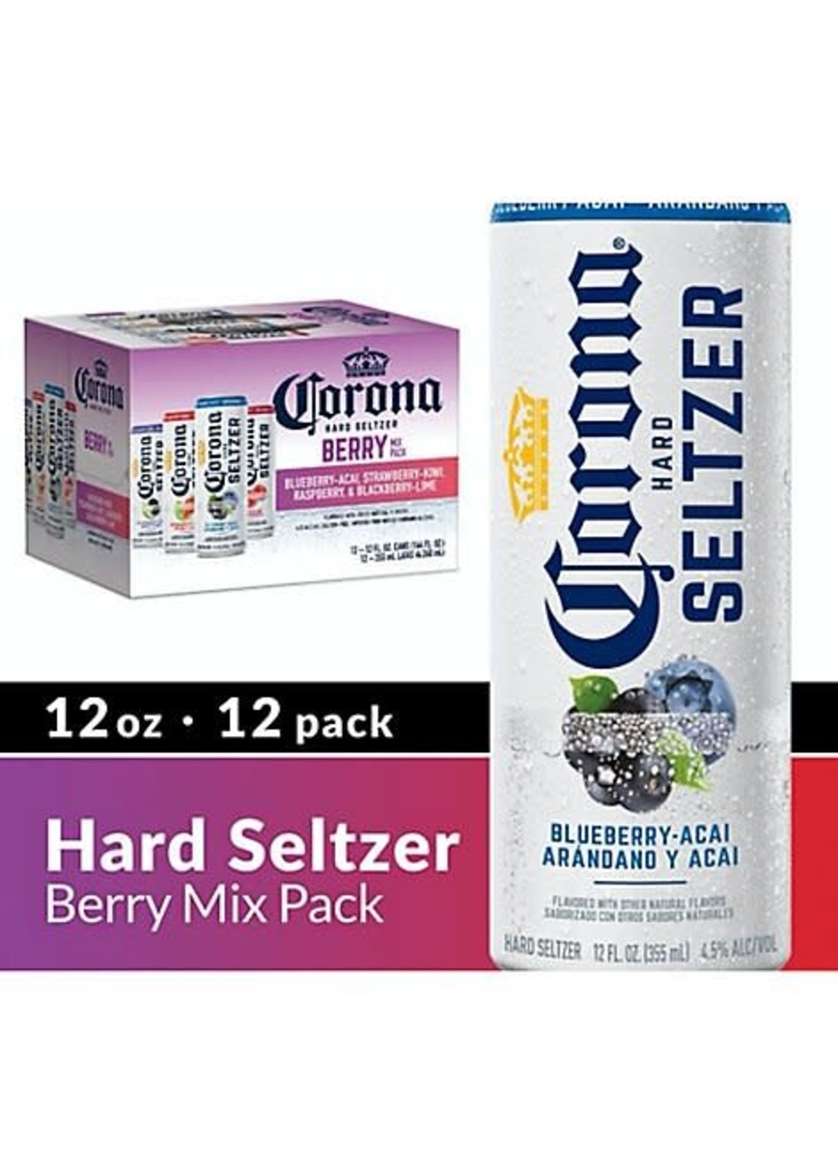 Corona Seltzer Variety #2 12pk 12oz Cans