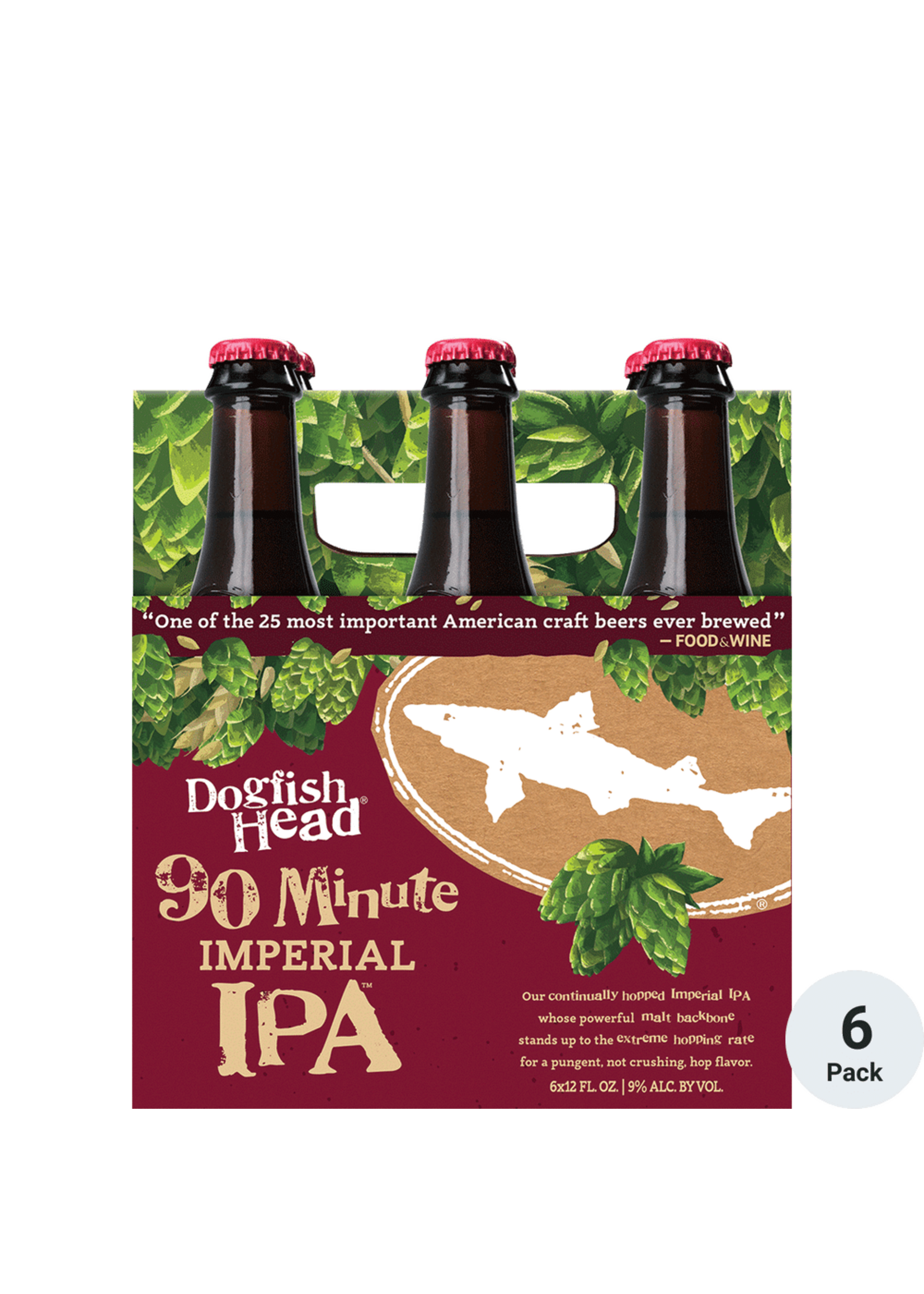 Dogfish Head 90 Minute IPA 6pk 12oz Bottles