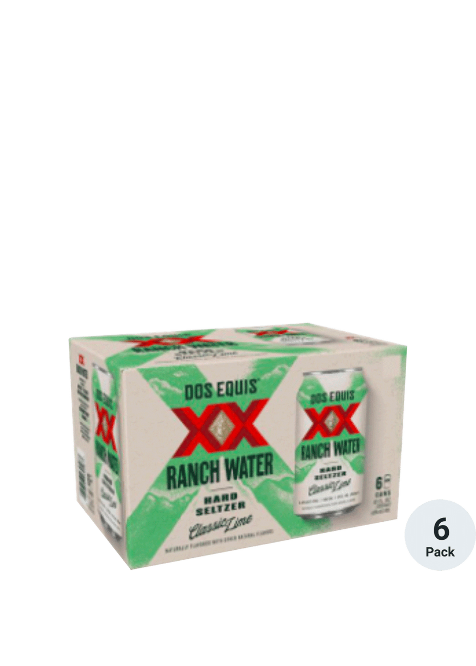 Dos Equis Ranch Water Seltzer 6pk 12oz Cans
