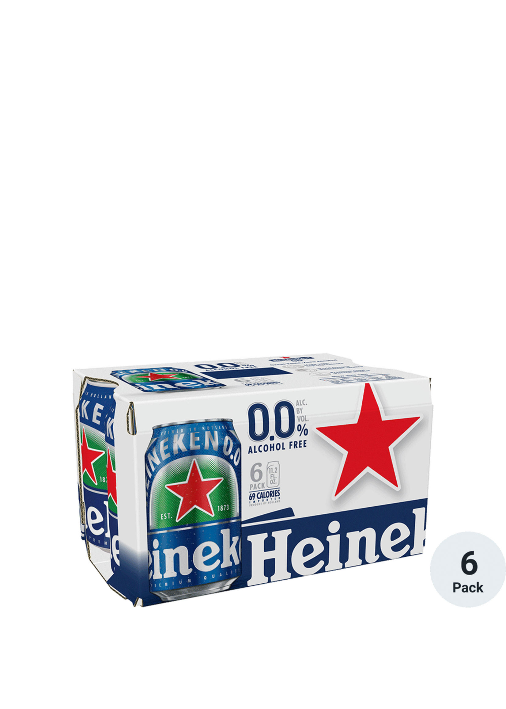Heineken 0.0% 6pk 11.2oz Can