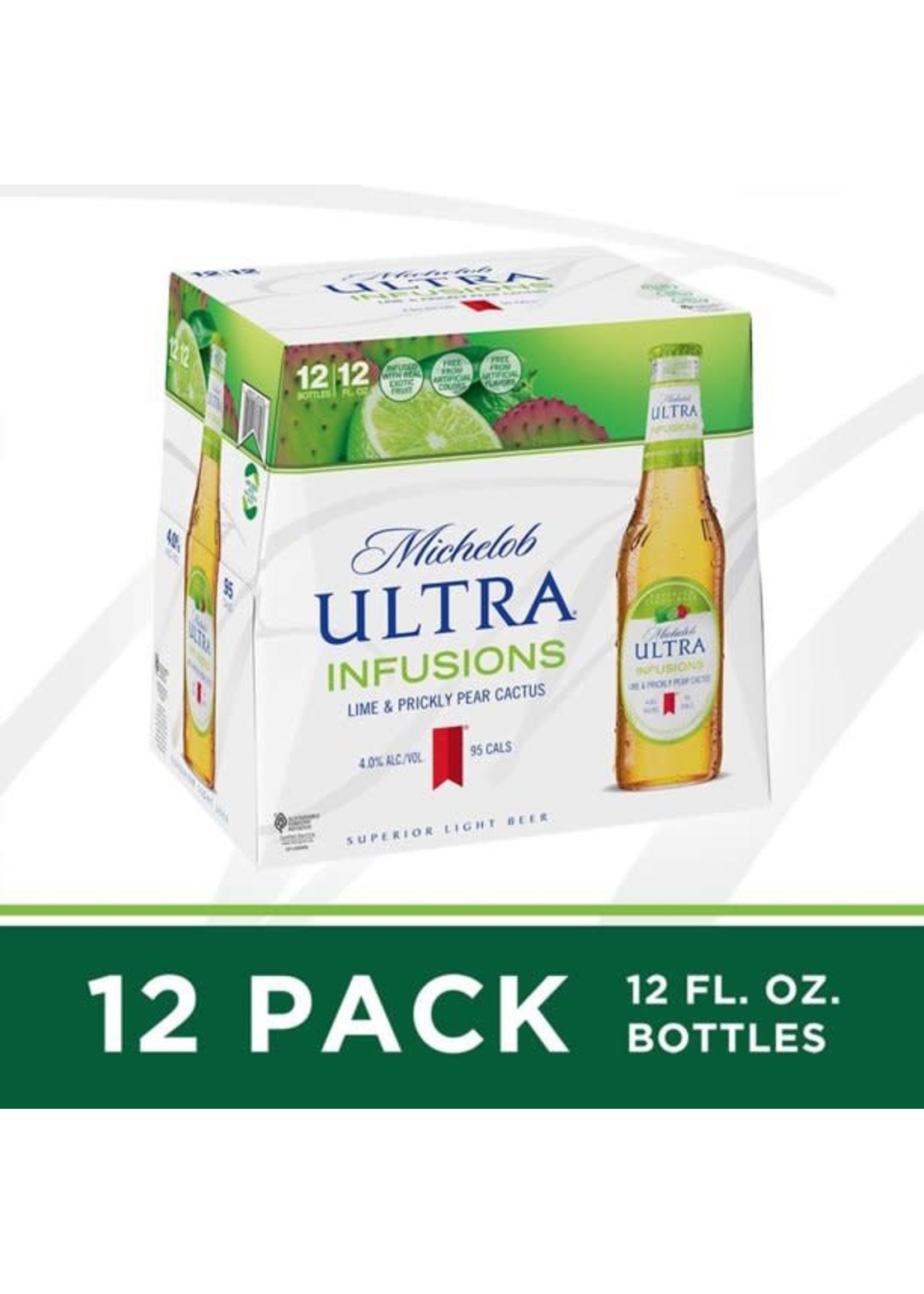 Michelob Ultra Infusions Lime & Prickly Pear Cactus 12pk 12oz Bottles