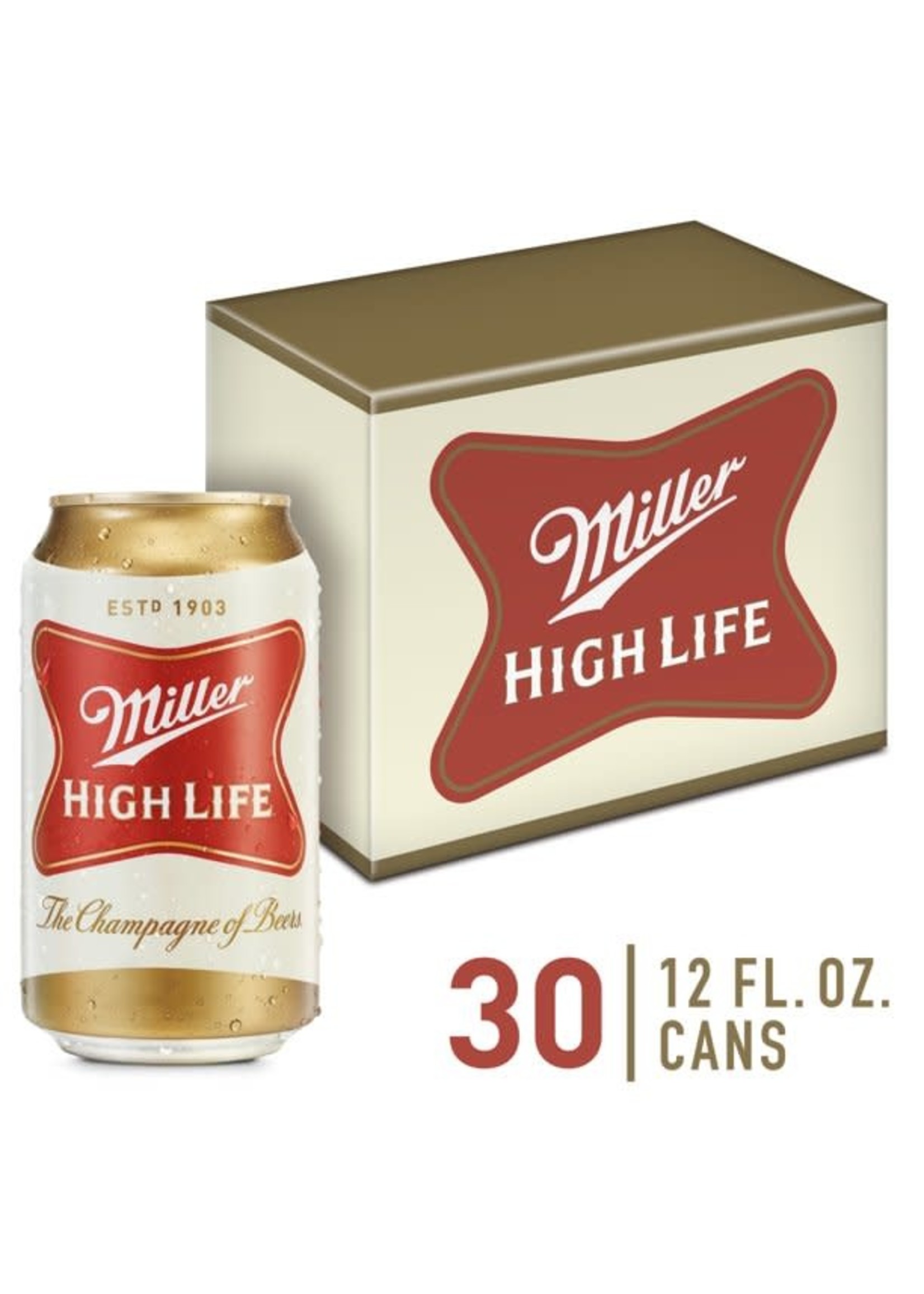 Miller High Life 30pk 12oz Cans